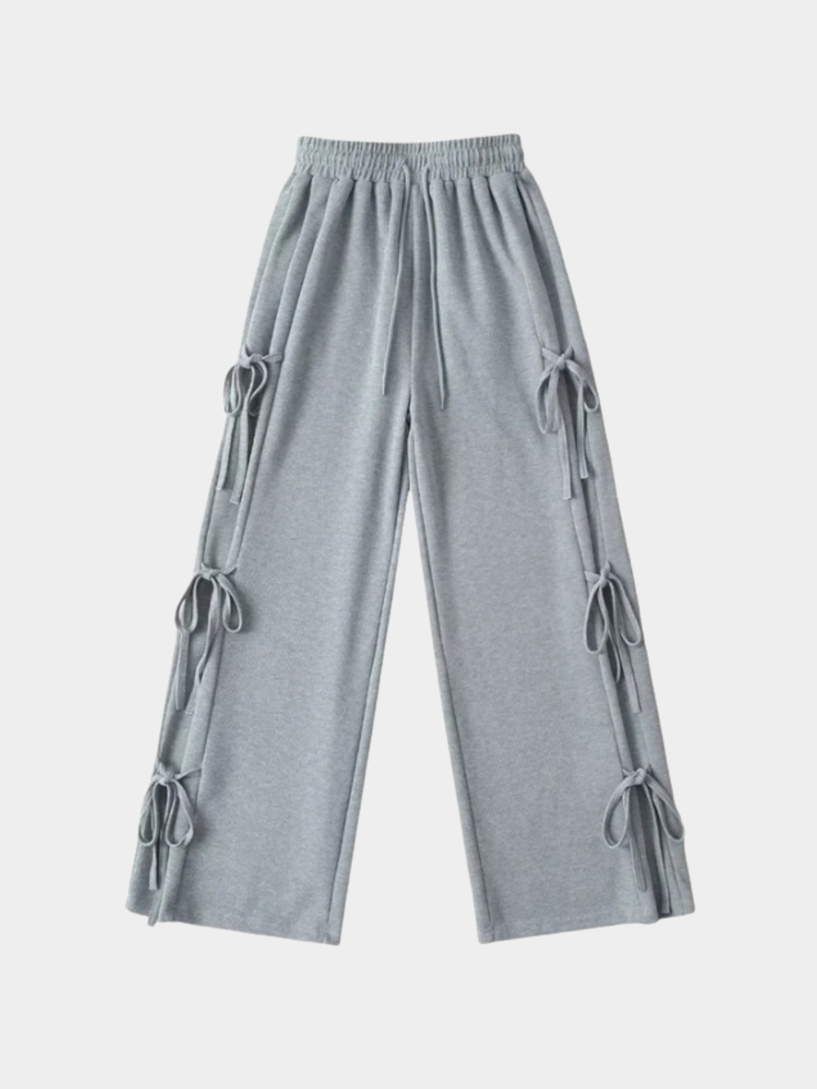 ThornPort - Women's Elastic Waist Butterfly Bow Loose Pants