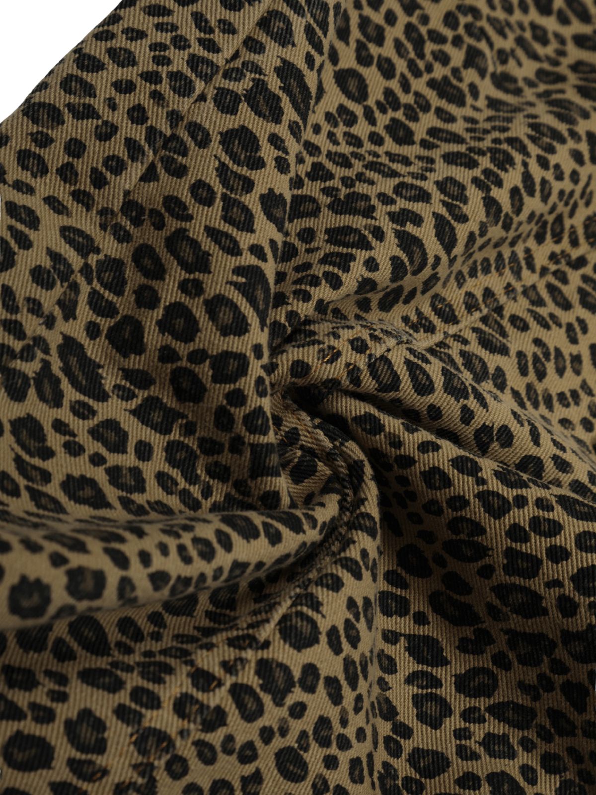 FoxCrate - Unisex Leopard Print Statement Wide-Leg Scimitar Pants