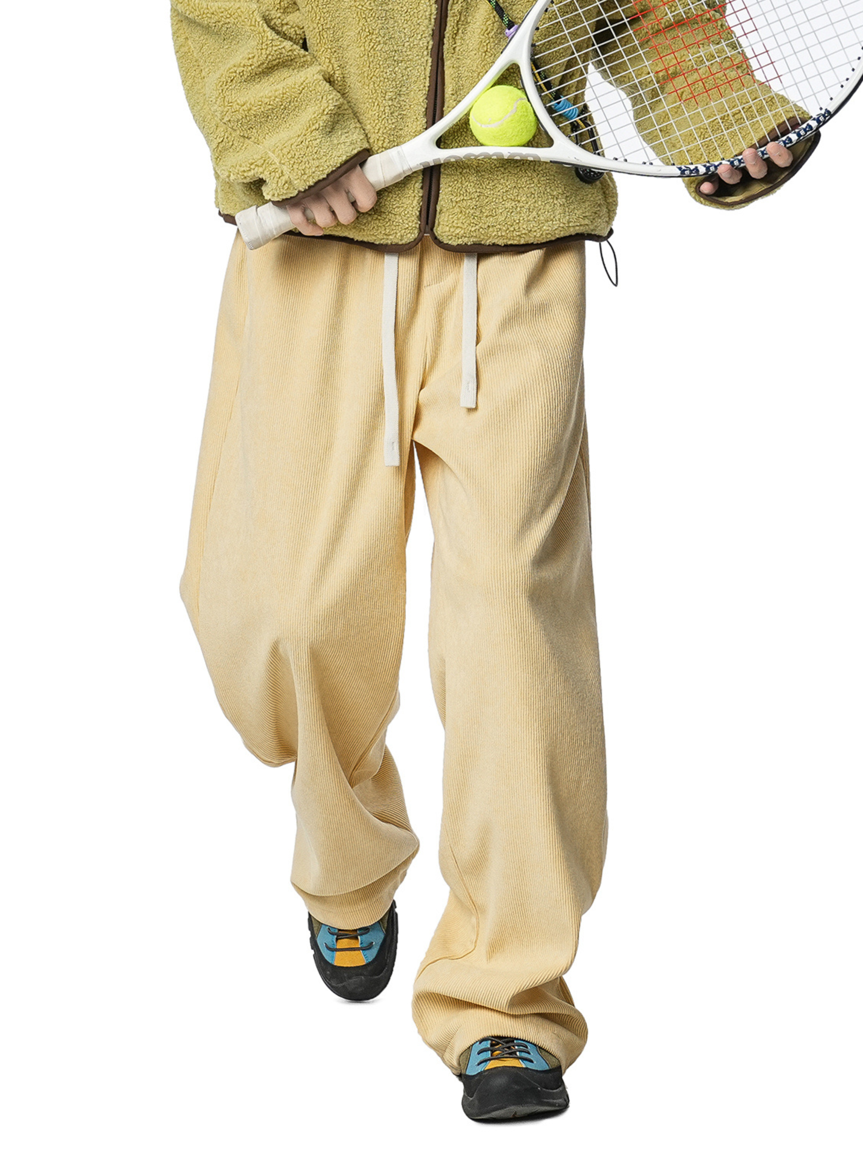 Shadewood - Women's Loose-Fit Corduroy Straight Pants