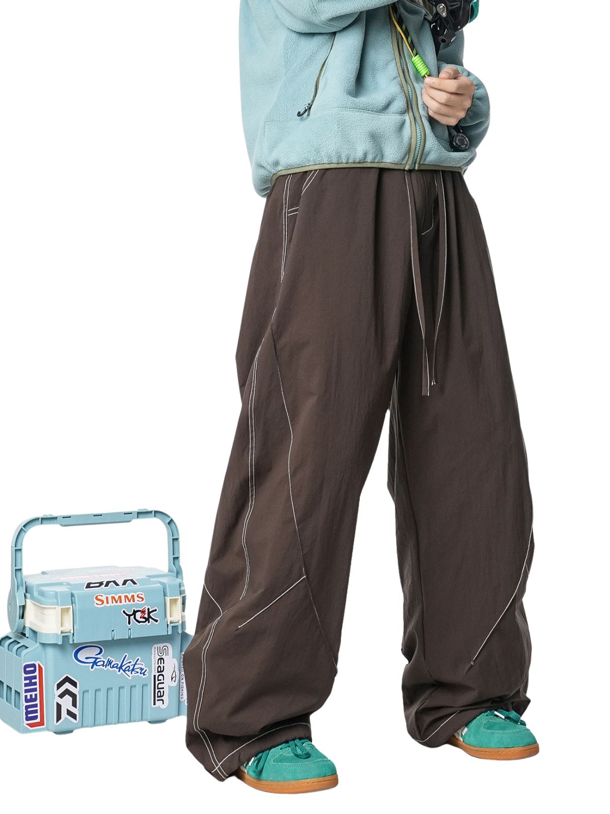 Cragstep - 90% Duck Down Deconstructed Straight-Leg Puffer Pants