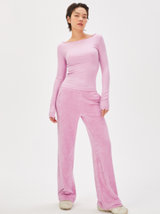 Boulderlight - Women's Slim-Fit Tencel Ribbed Yoga Top