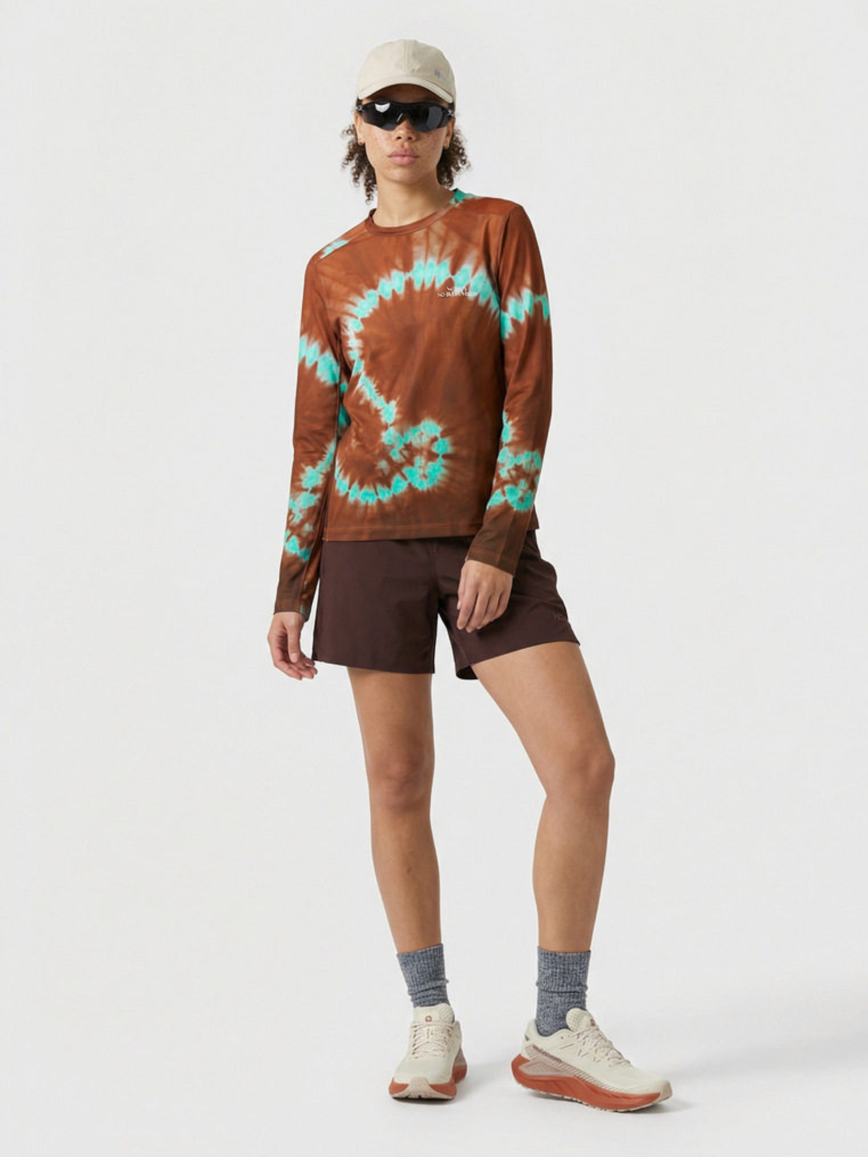 SilentStep - Women's Spiral Tie-Dye Quick-Dry Performance Long Sleeve
