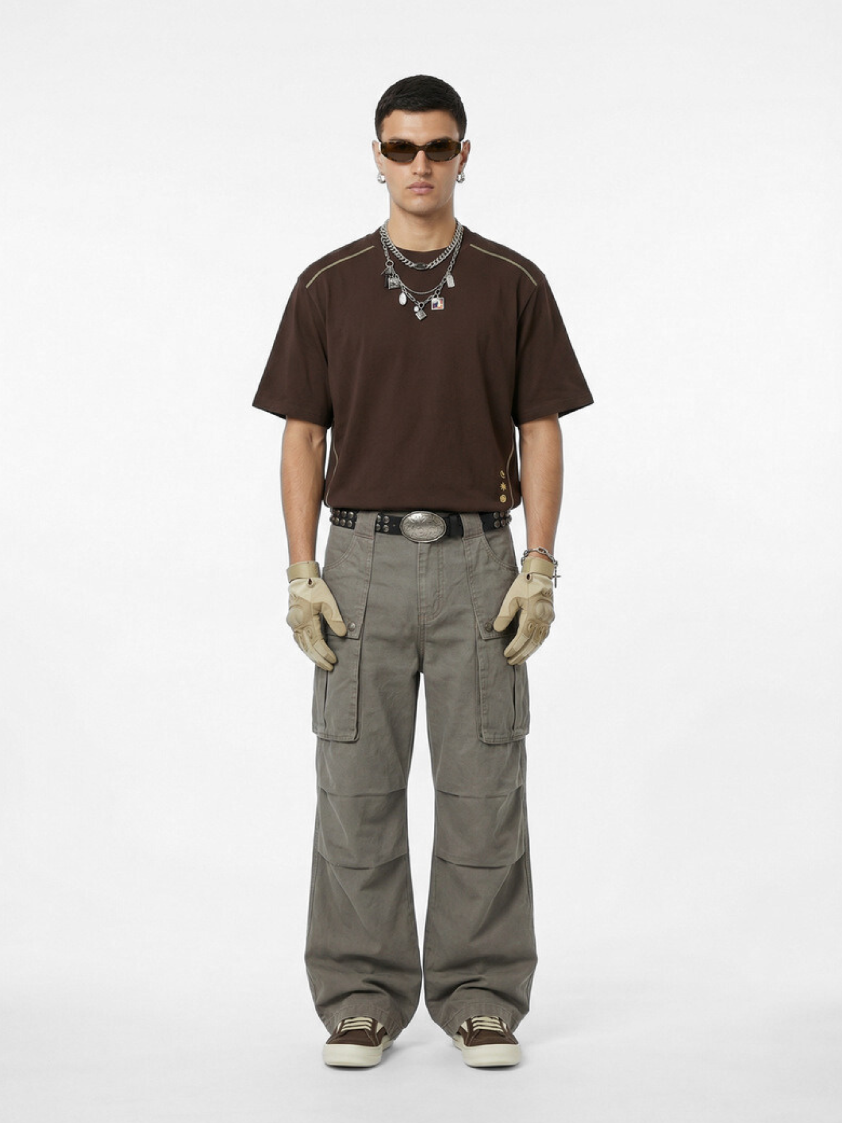 WildDash - Lightweight & Moisture-Absorbing Contrast Stitch Cotton T-Shirt