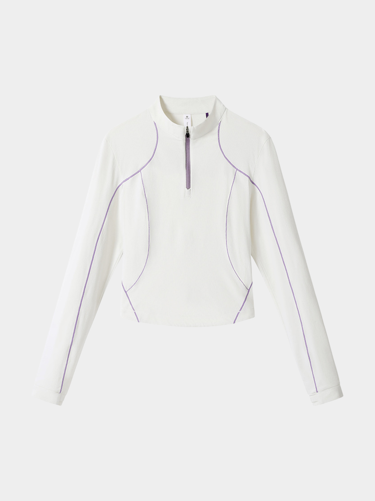 Frostthorn - Women's Half-Zip Mock Neck Yoga & Training Long Sleeve Tee