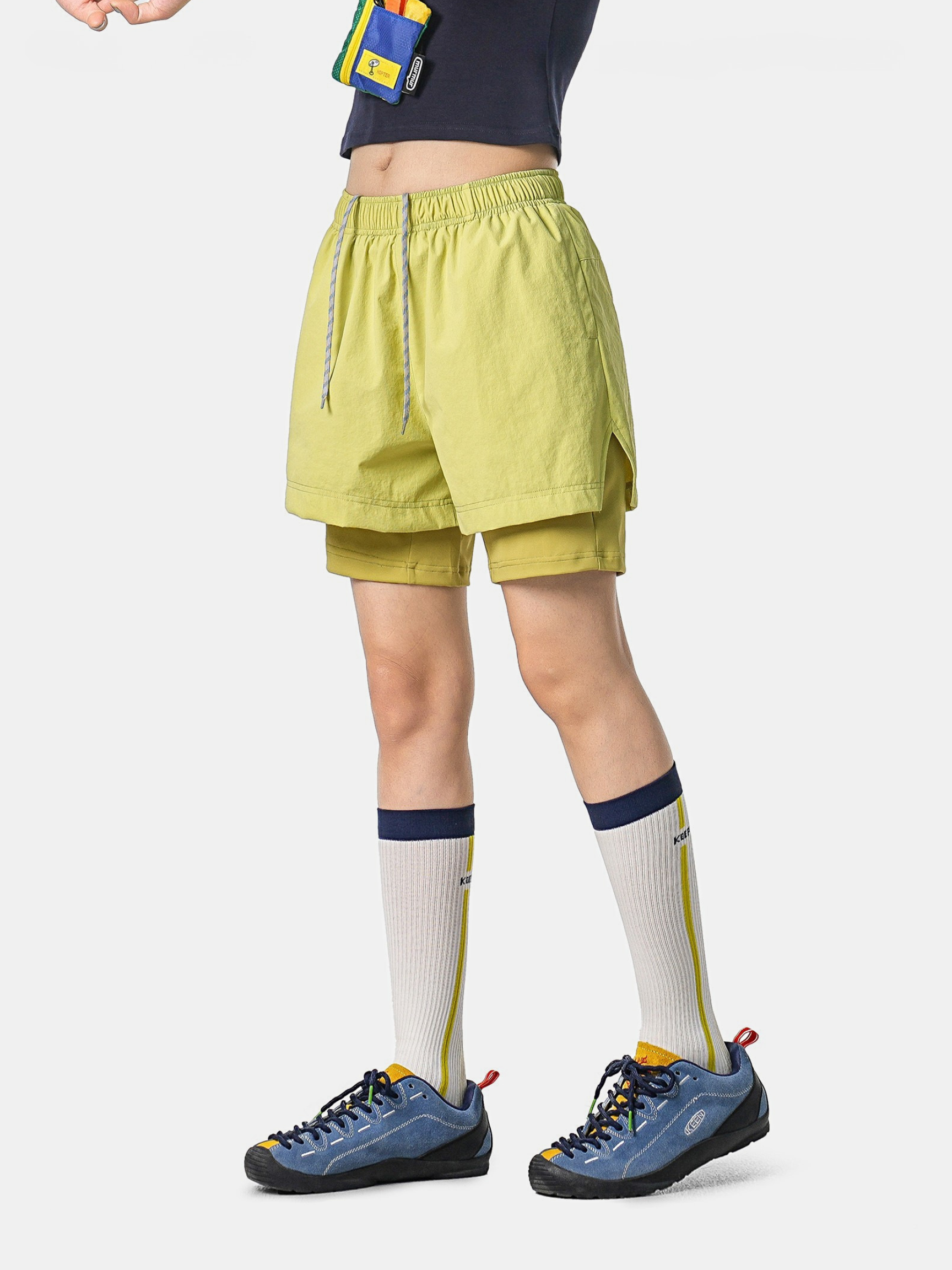 StillBay - Unisex 2-in-1 Ripstop Lightweight Athletic Shorts