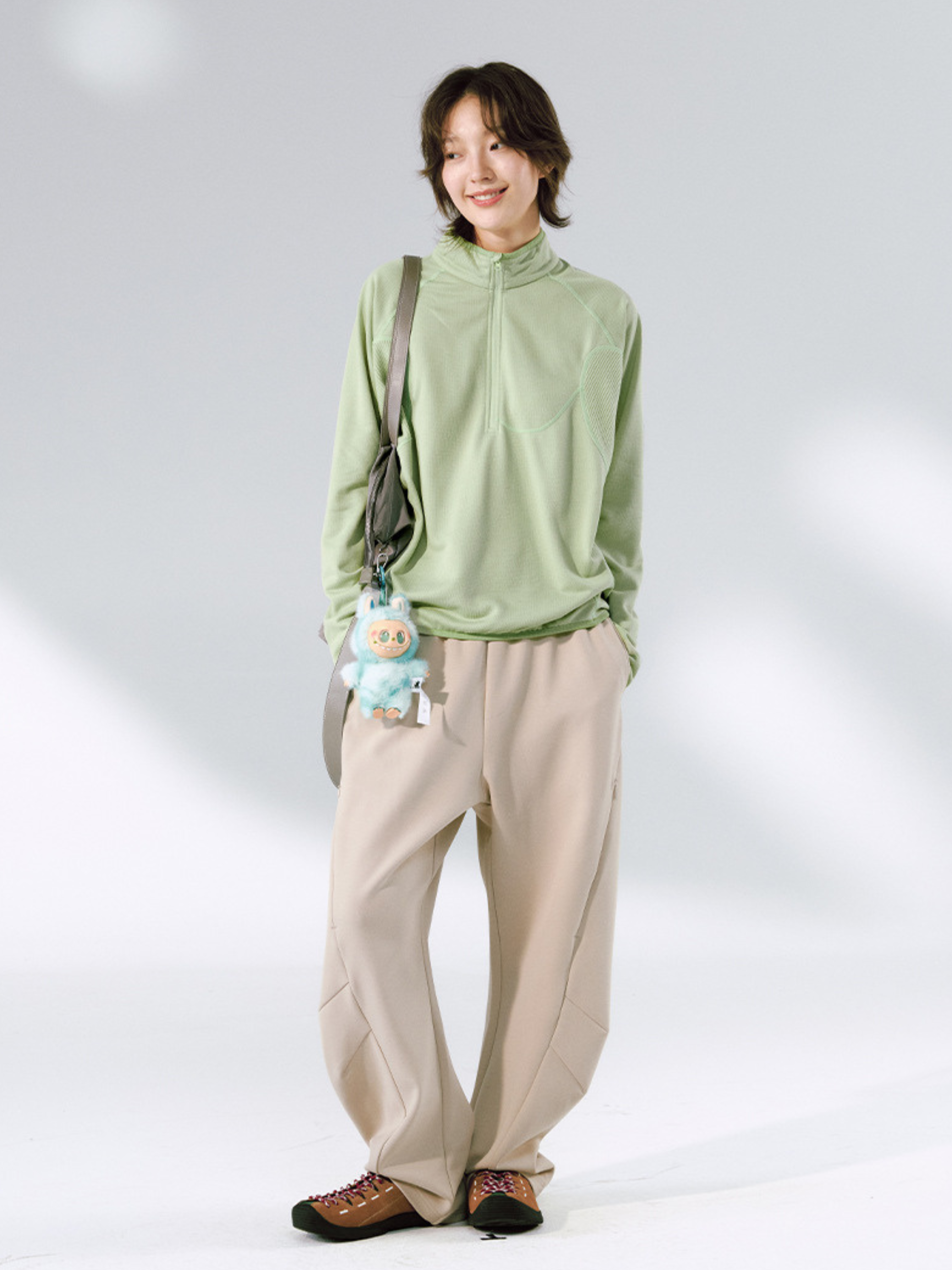 Shadowfern - Lightweight Thermal Half-Zip Sweatshirt