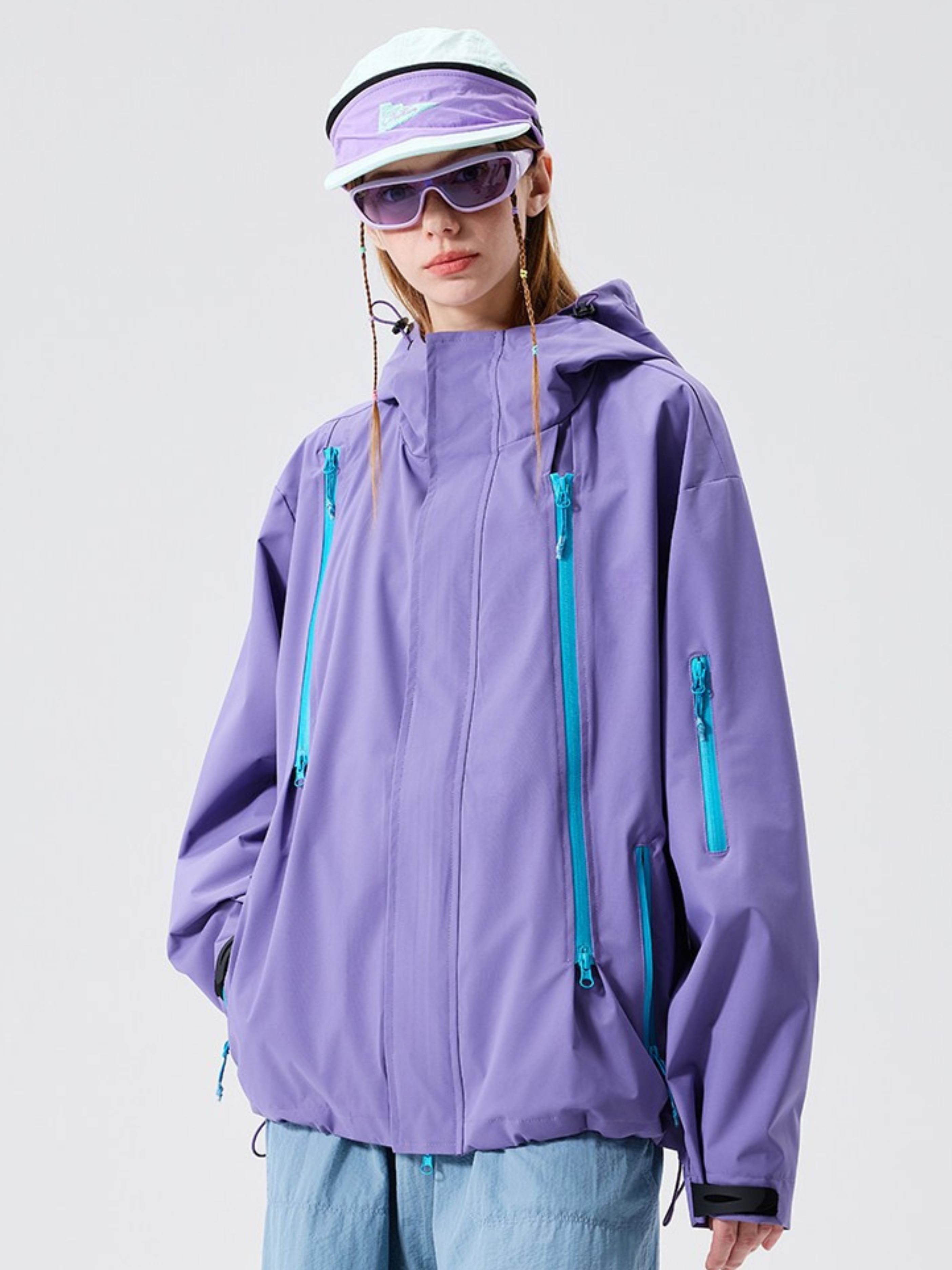 Nightpath - Unisex Water-Repellent Windproof Utility Shell Jacket