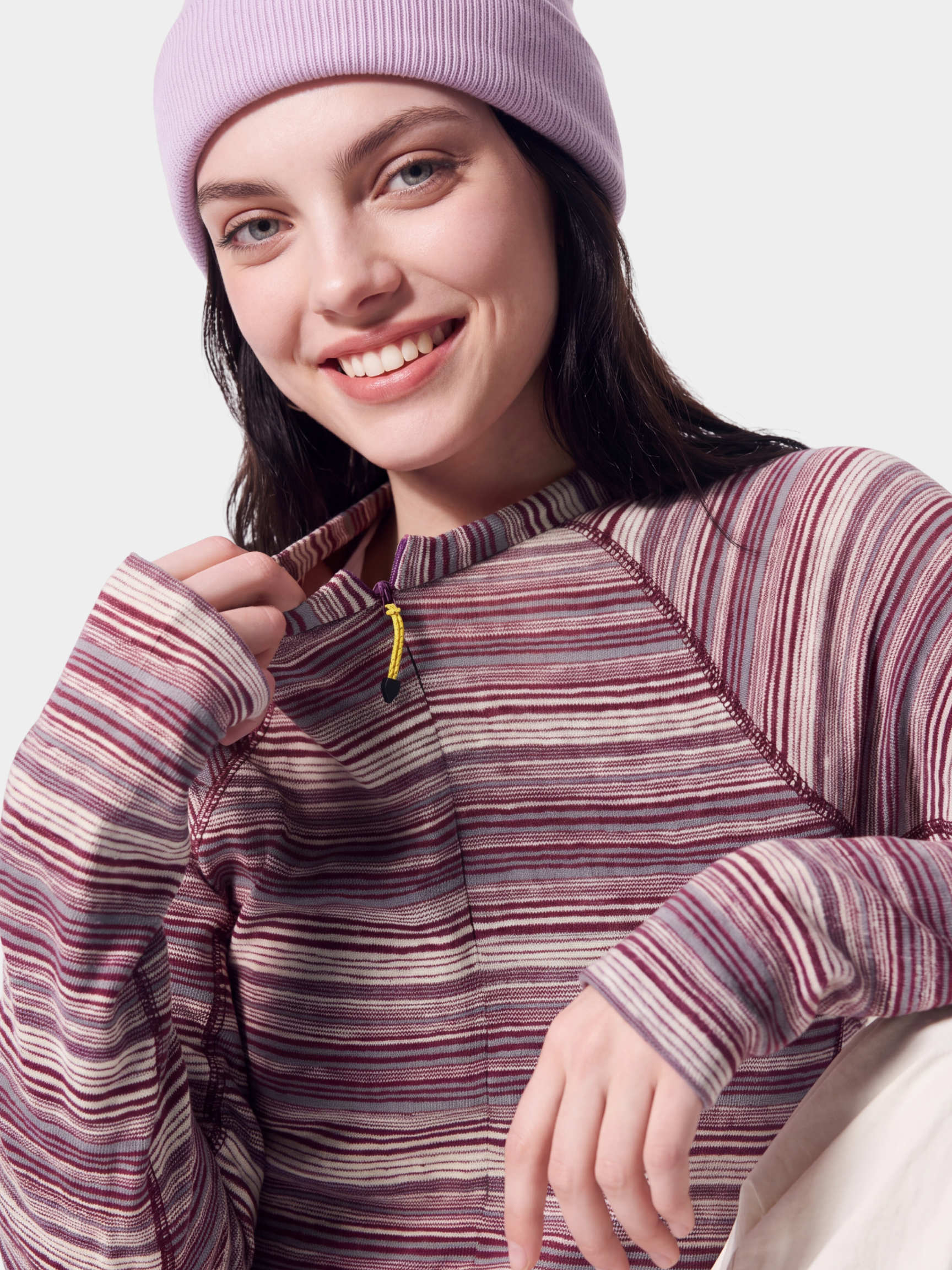FitDrift - Women's Soft Breathable Slim-Fit Striped T-Shirt