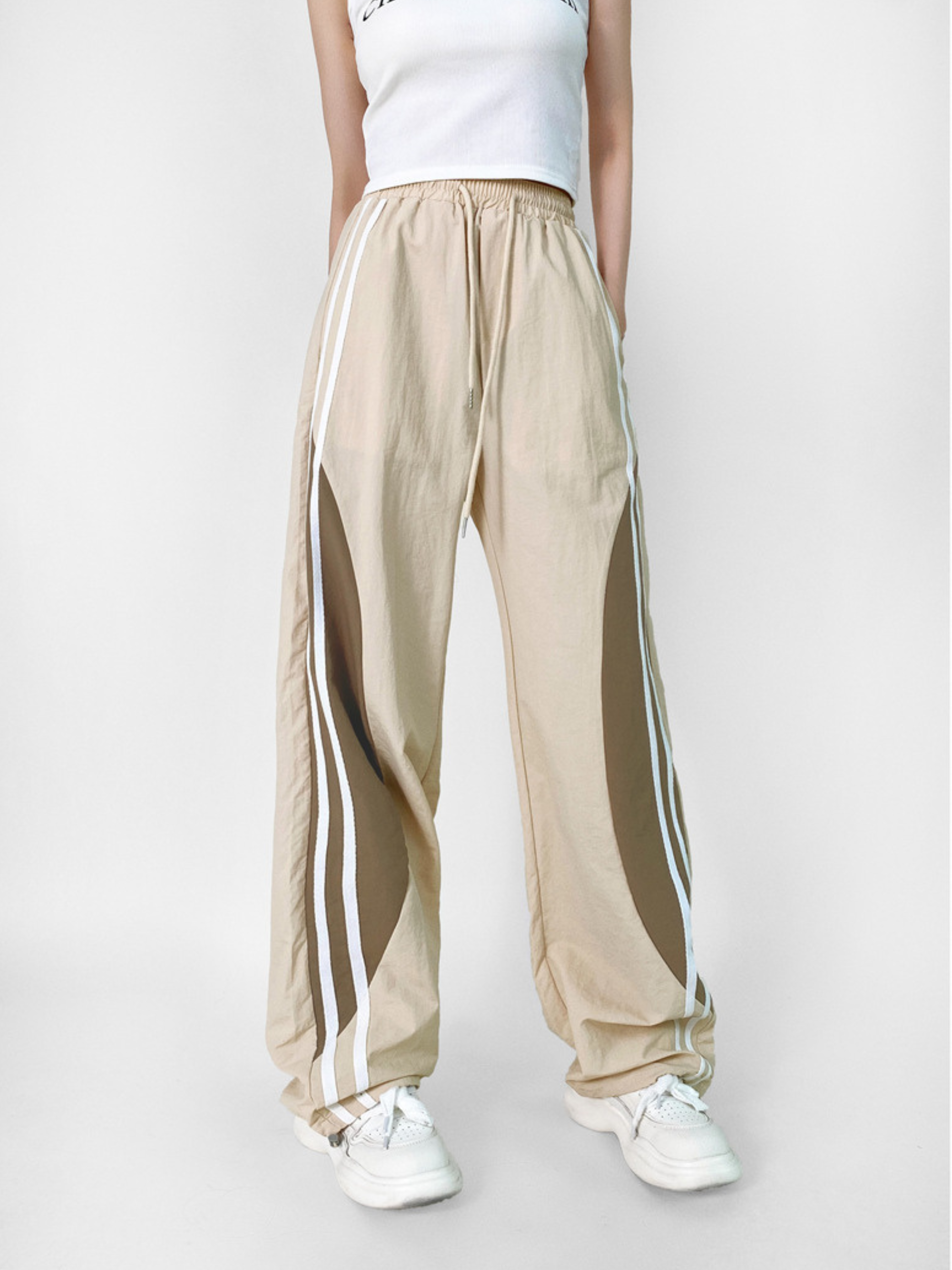ThornMark - Women‘s Color-Block Side Stripe Sweatpants