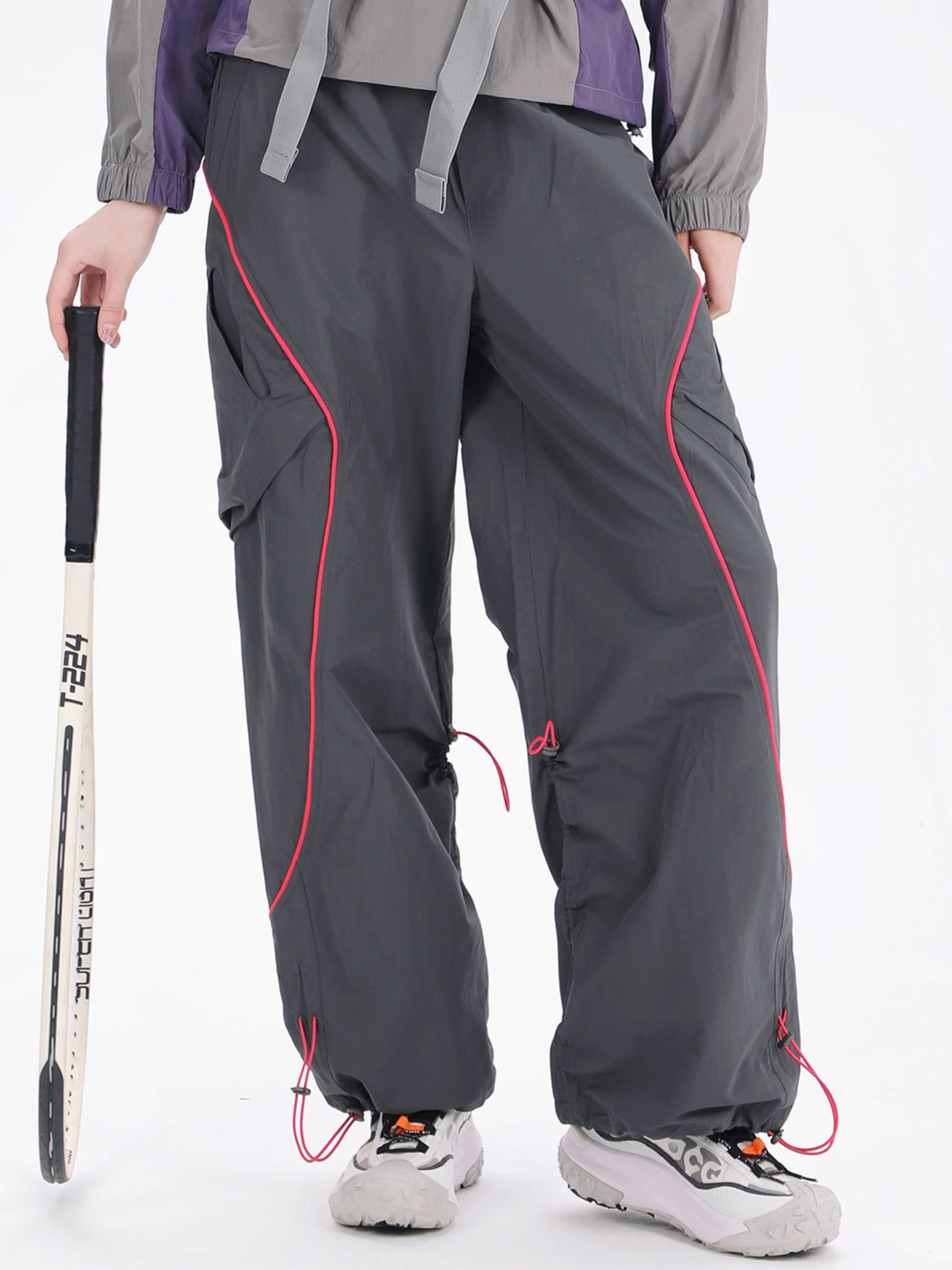 Moonshine - Women's Lightweight Elastic Waist Curved Panel Cargo Pants