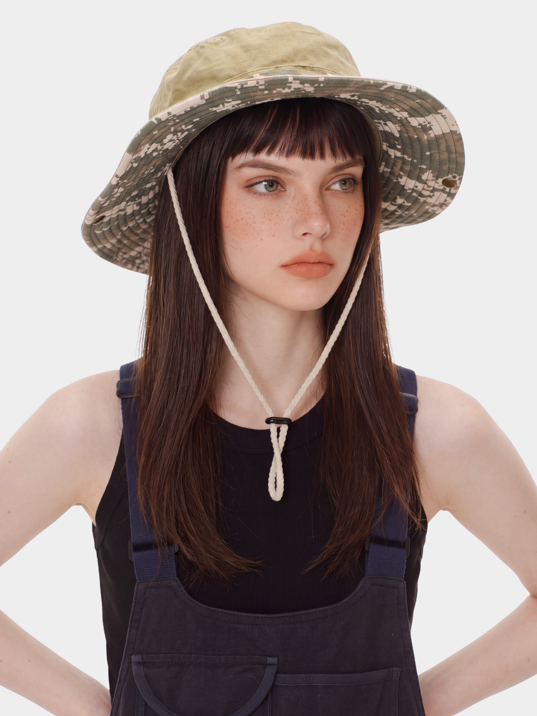 FadeCam - UPF50+ Protection Washed Camouflage Sun Bucket Hat
