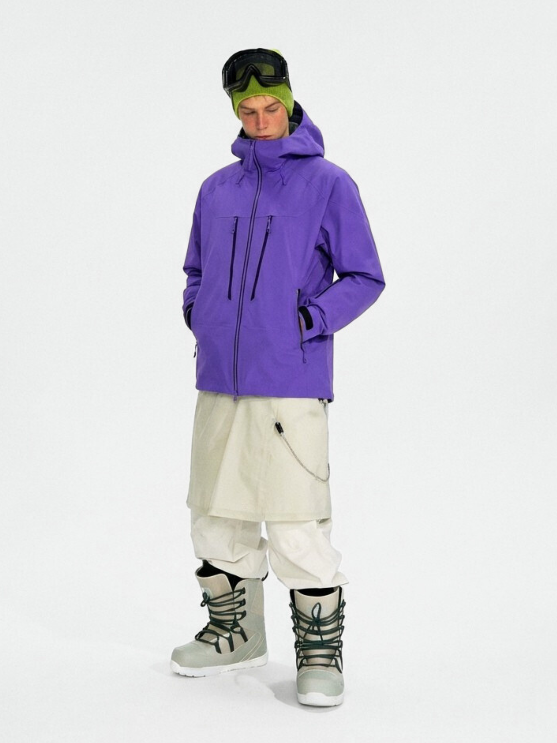 GORE-TEX 紫色ジャケット GONGGAR-GTX - Unisex GORE-TEX Waterproof Hard Shell Jacket