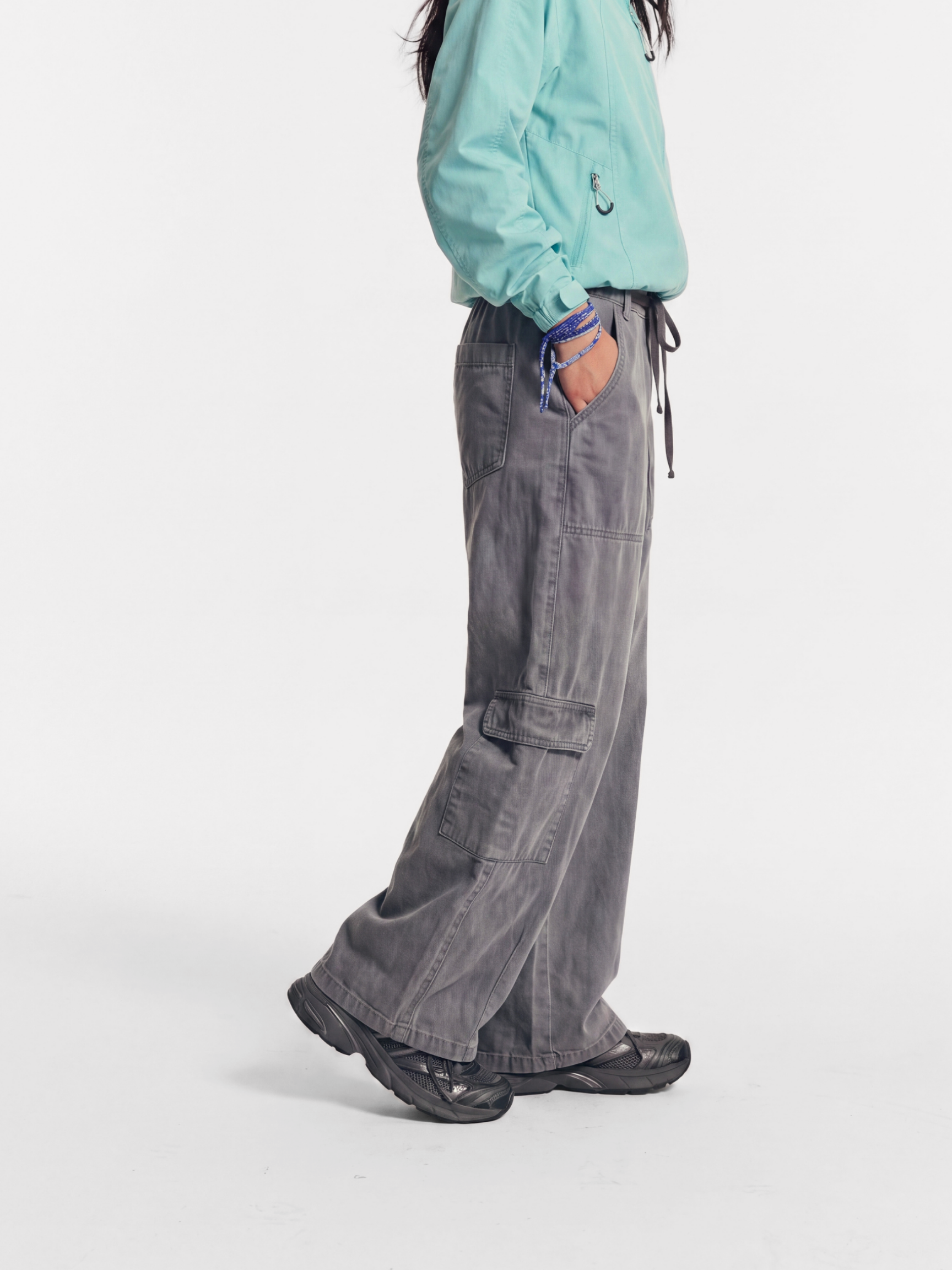 PaleStash - Unisex Breathable Large Pockets Parachute Pants