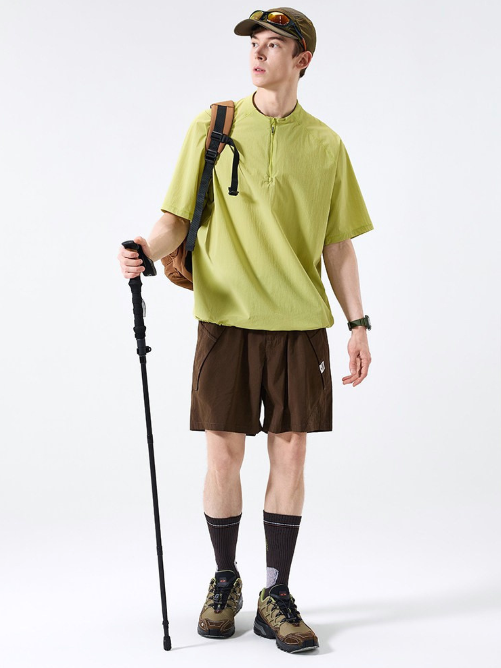VentFlow - Moisture-Wicking Half-Zip Quick-Dry T-Shirt