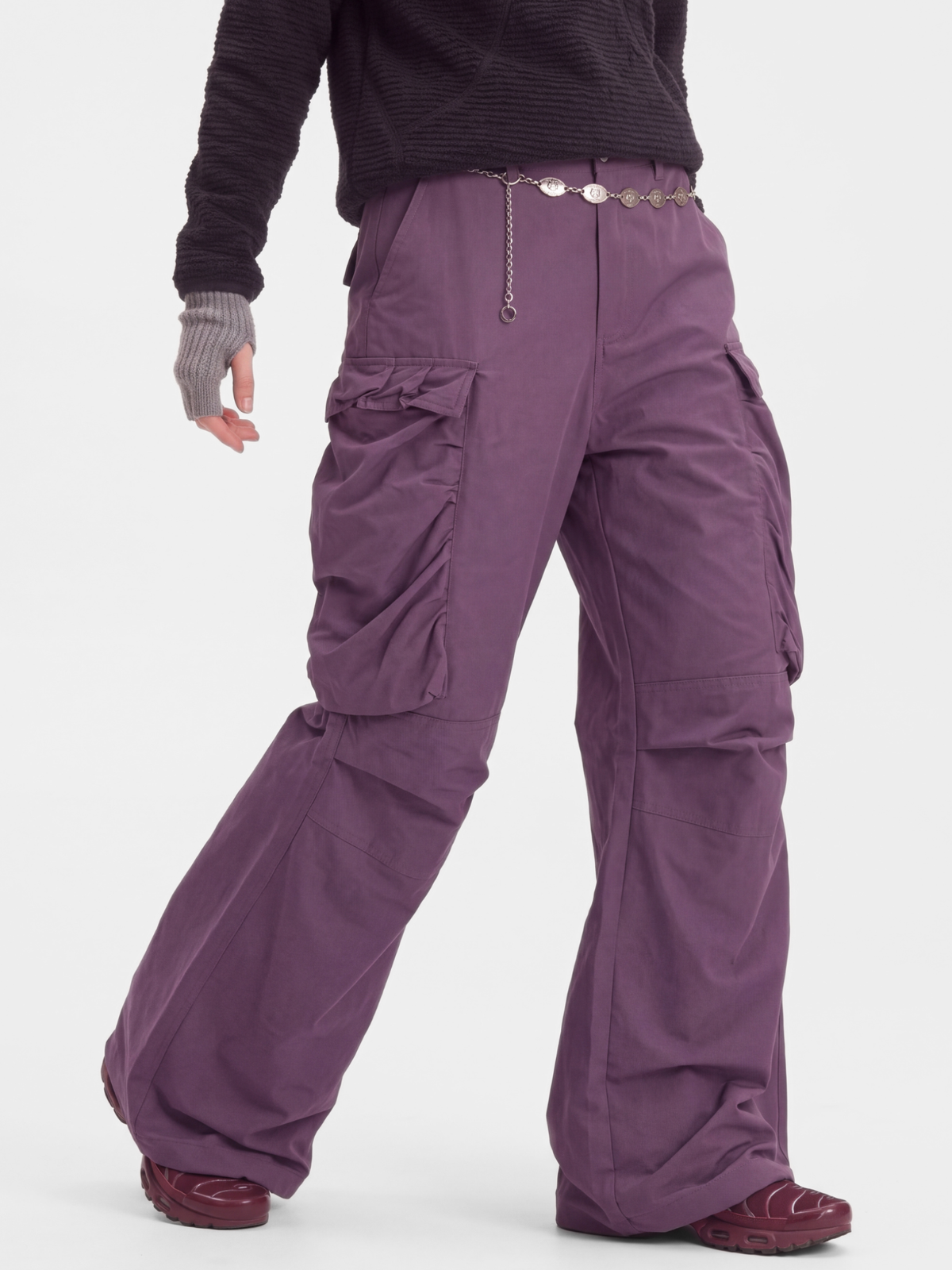DualSway - Unisex Breathable Large Pockets Wide-Leg Cargo Pants