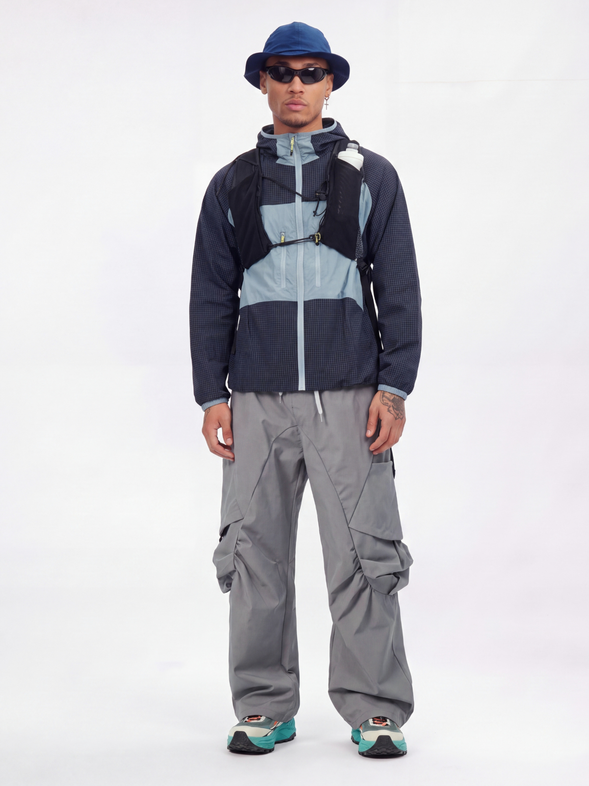 LiteVeil - Water-Repellent Lightweight Breathable Color-Block Jacket