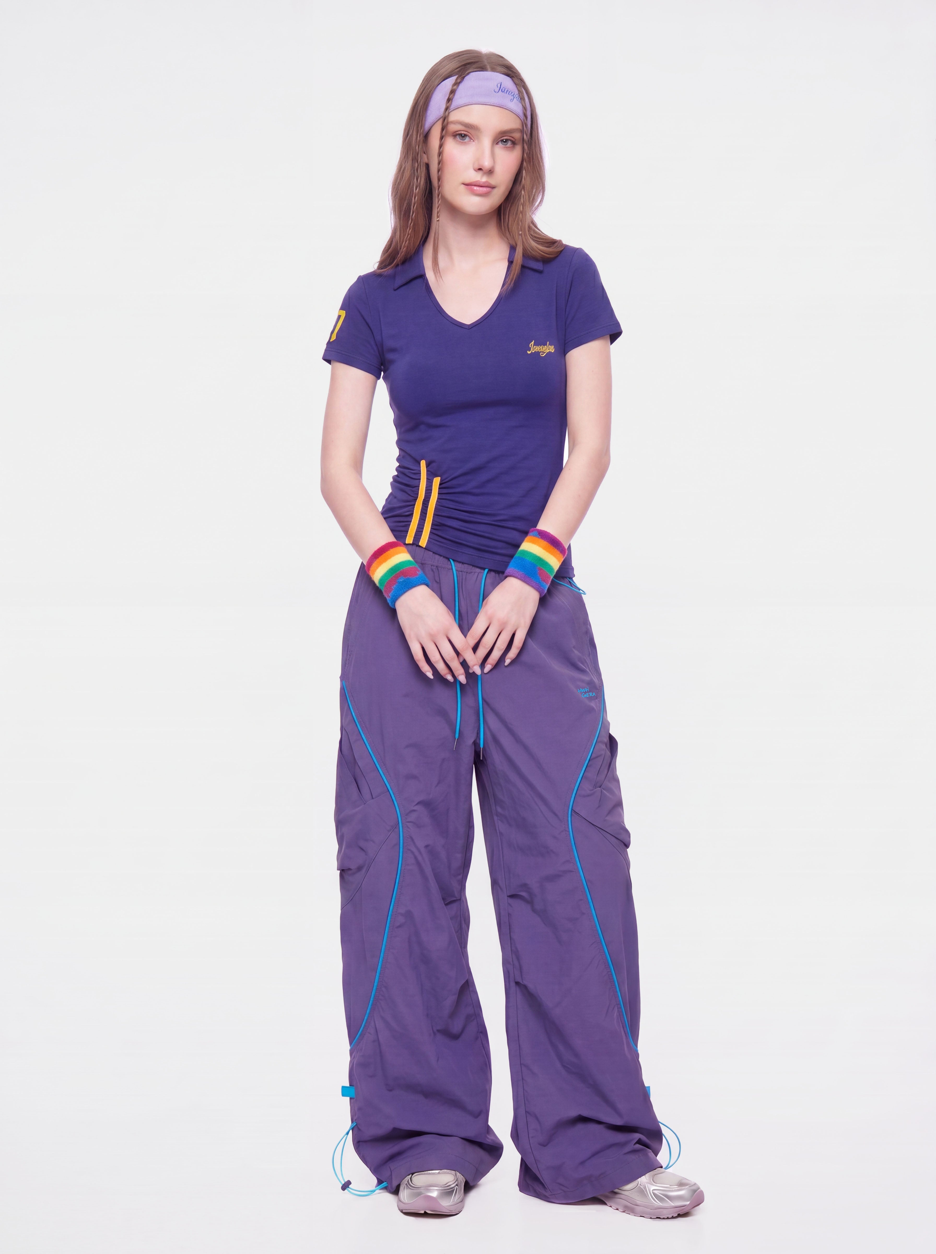 Moonshine - Women's Lightweight Elastic Waist Curved Panel Cargo Pants
