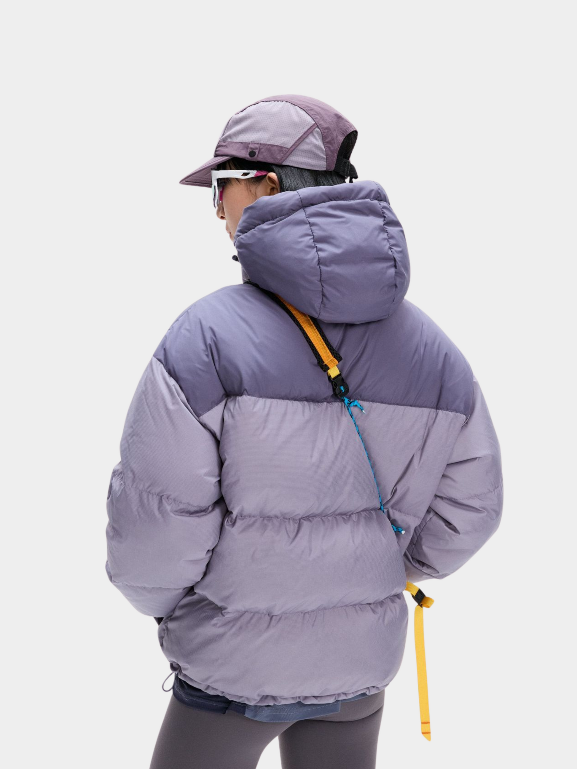 BluffPeak - Unisex Detachable Hood Water-Repellent Duck Down Jacket GONGGAR SPORTS