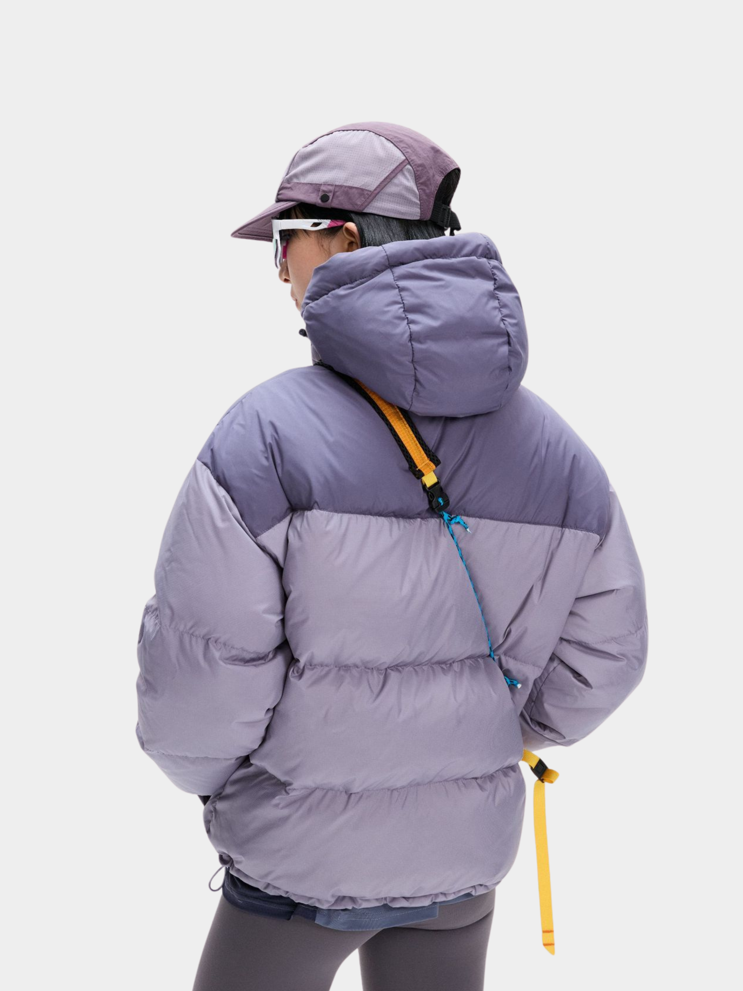 BluffPeak - Unisex Detachable Hood Water-Repellent Duck Down Jacket GONGGAR SPORTS