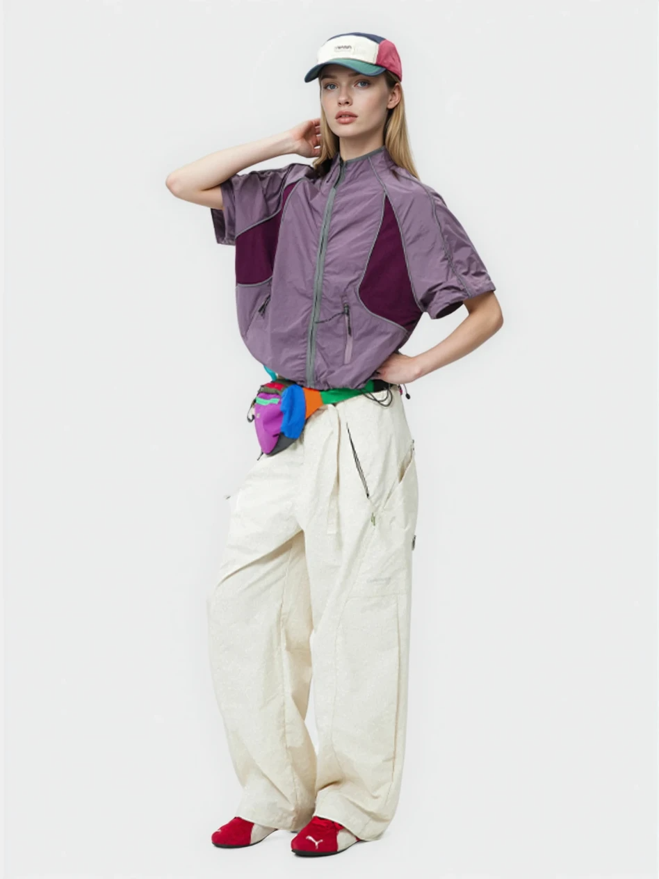 Cavecrack - Women's Mesh-Panel Breathable Short-Sleeve Cardigan