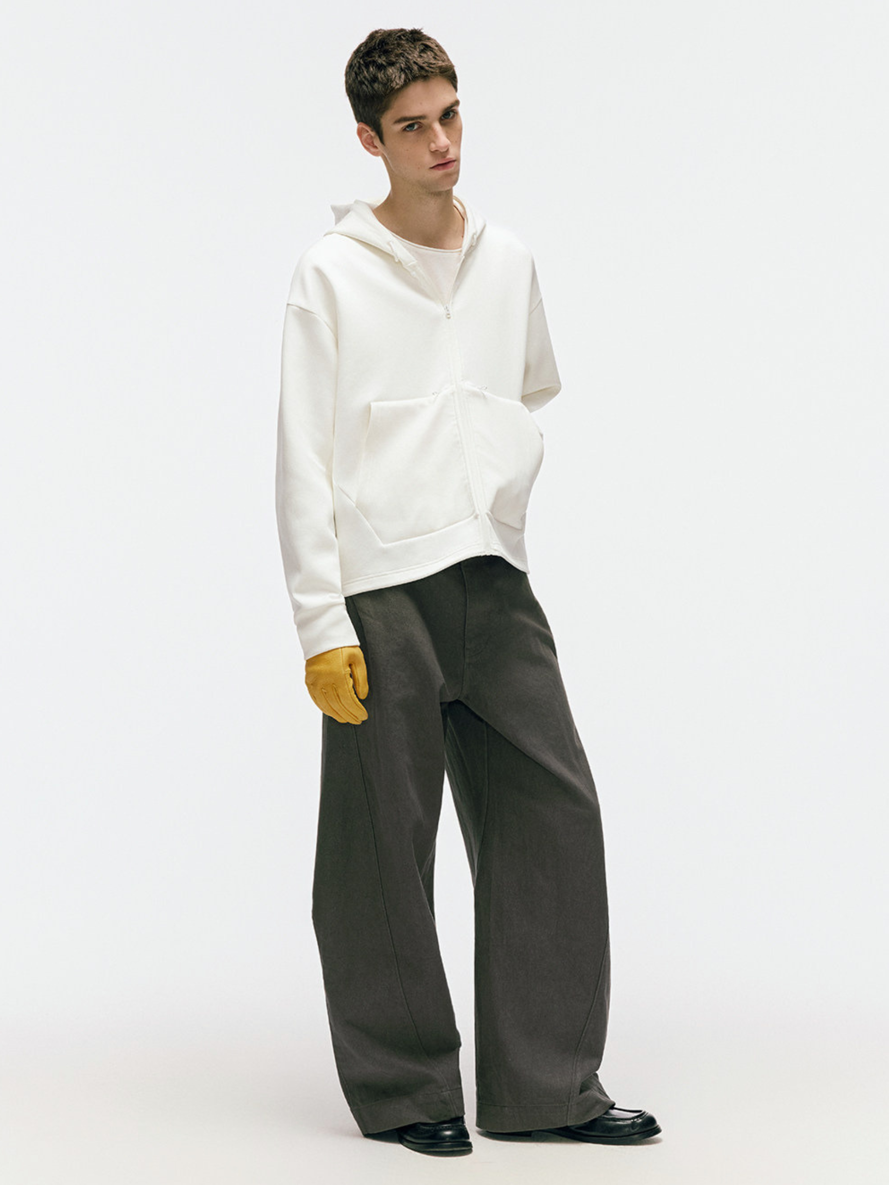 SandDune - Pleated Curved-Leg Utility Pants