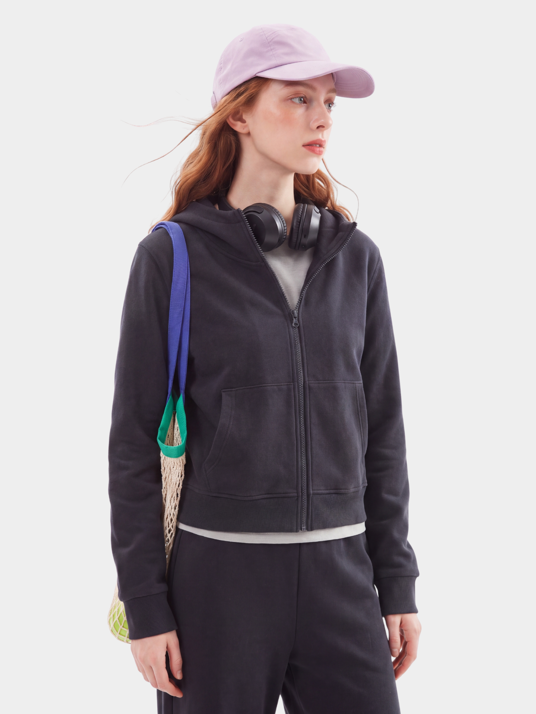 DuskLayer - Women's Air-Layer Hoodie Cardigan & Draped Jogger Pants Set