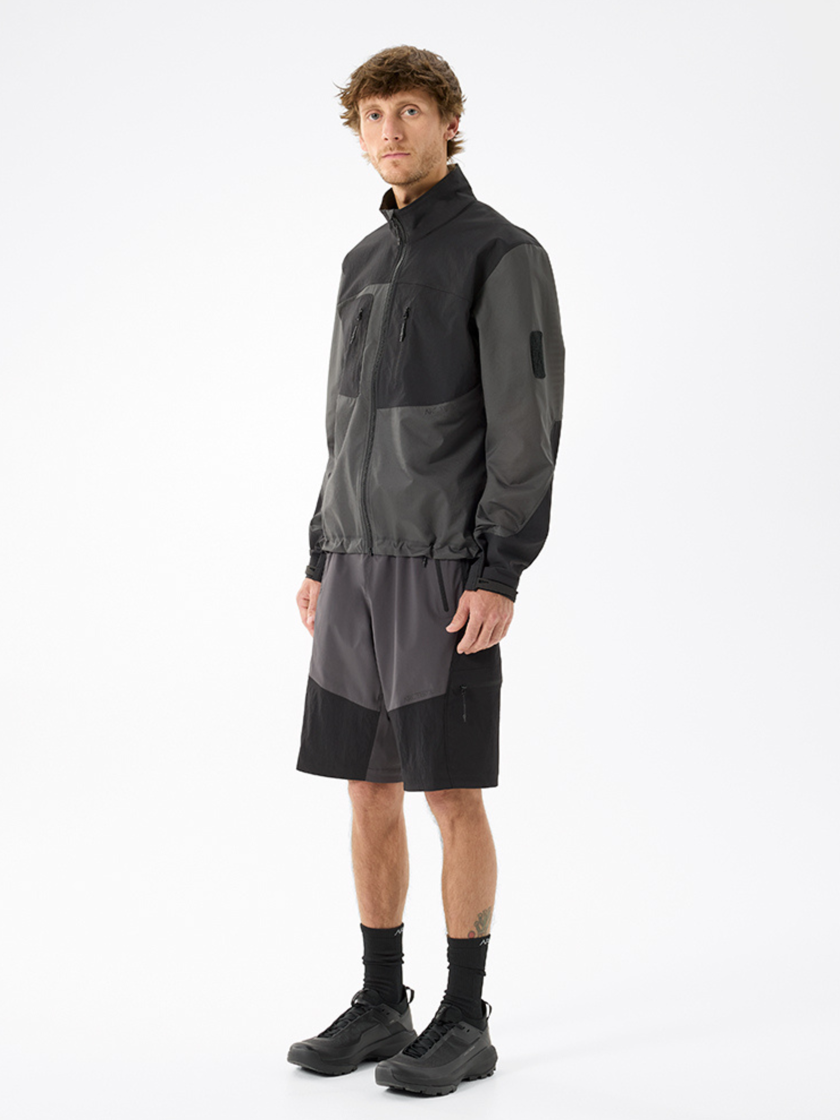 CampRope - Men's UPF50+ Protection Color-Block Softshell Jacket