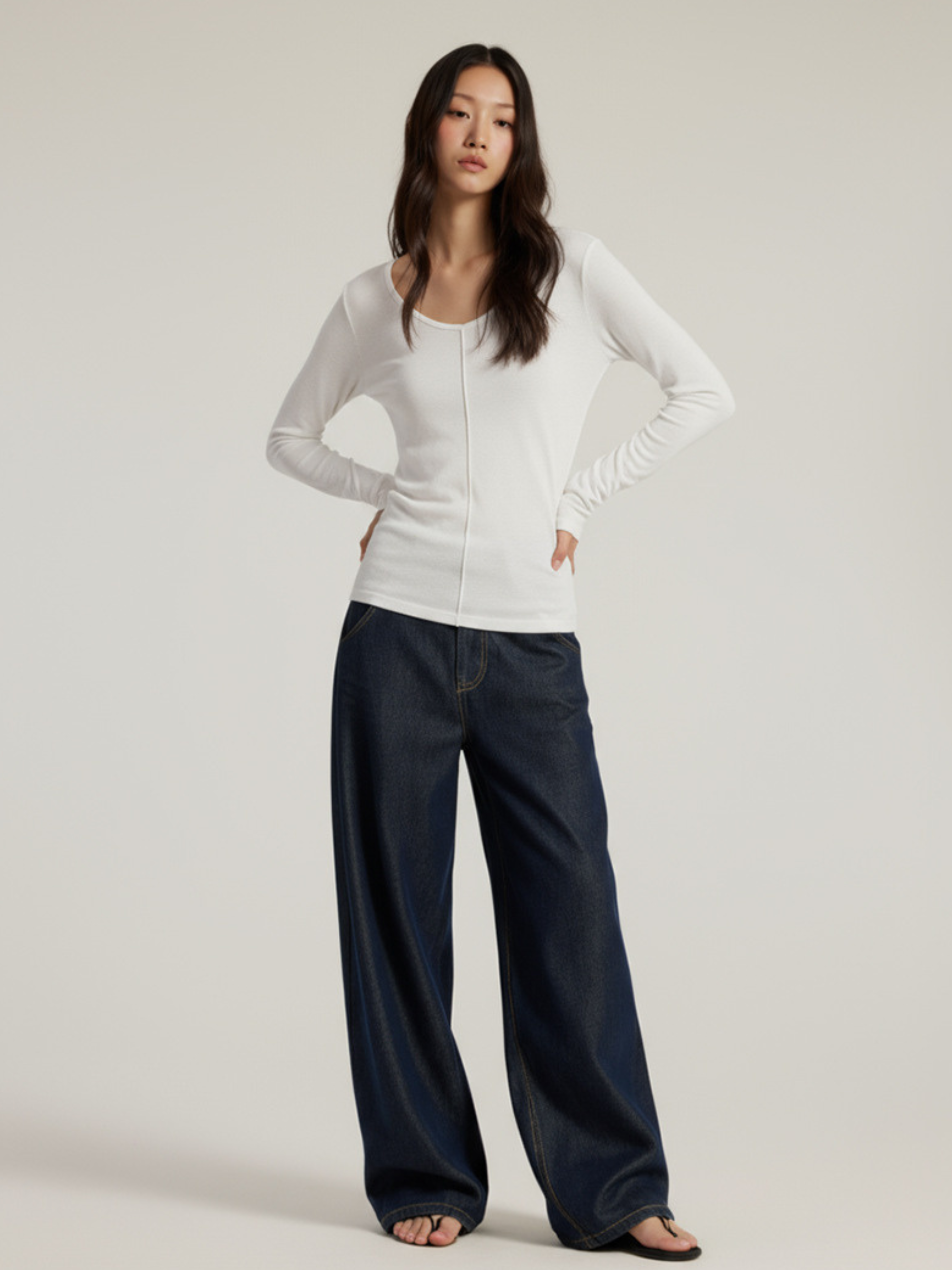 Cloudreach - Women's Tencel™ Wool V-Neck Base Layer Top