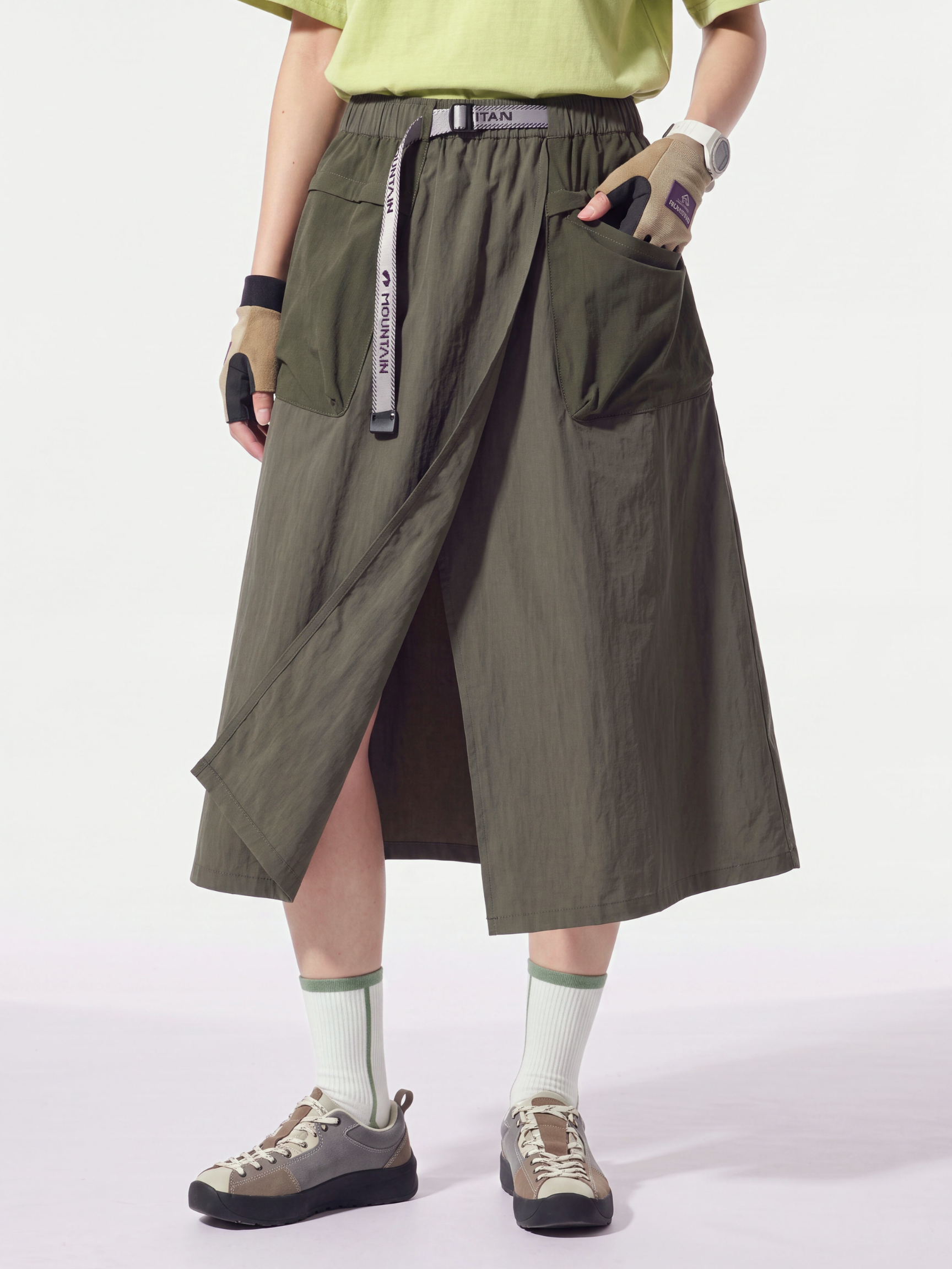FloatDual - Women's Water-Repellent Quick-Dry Color-Block Outdoor Skirt