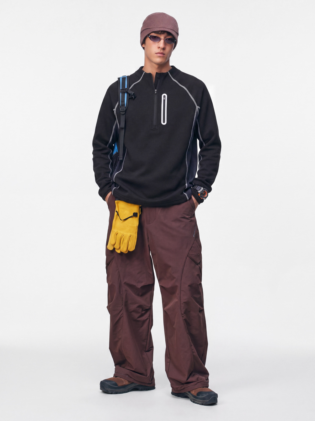 PleatHush - Men's Quick-Dry Breathable Antibacterial Sweatshirt