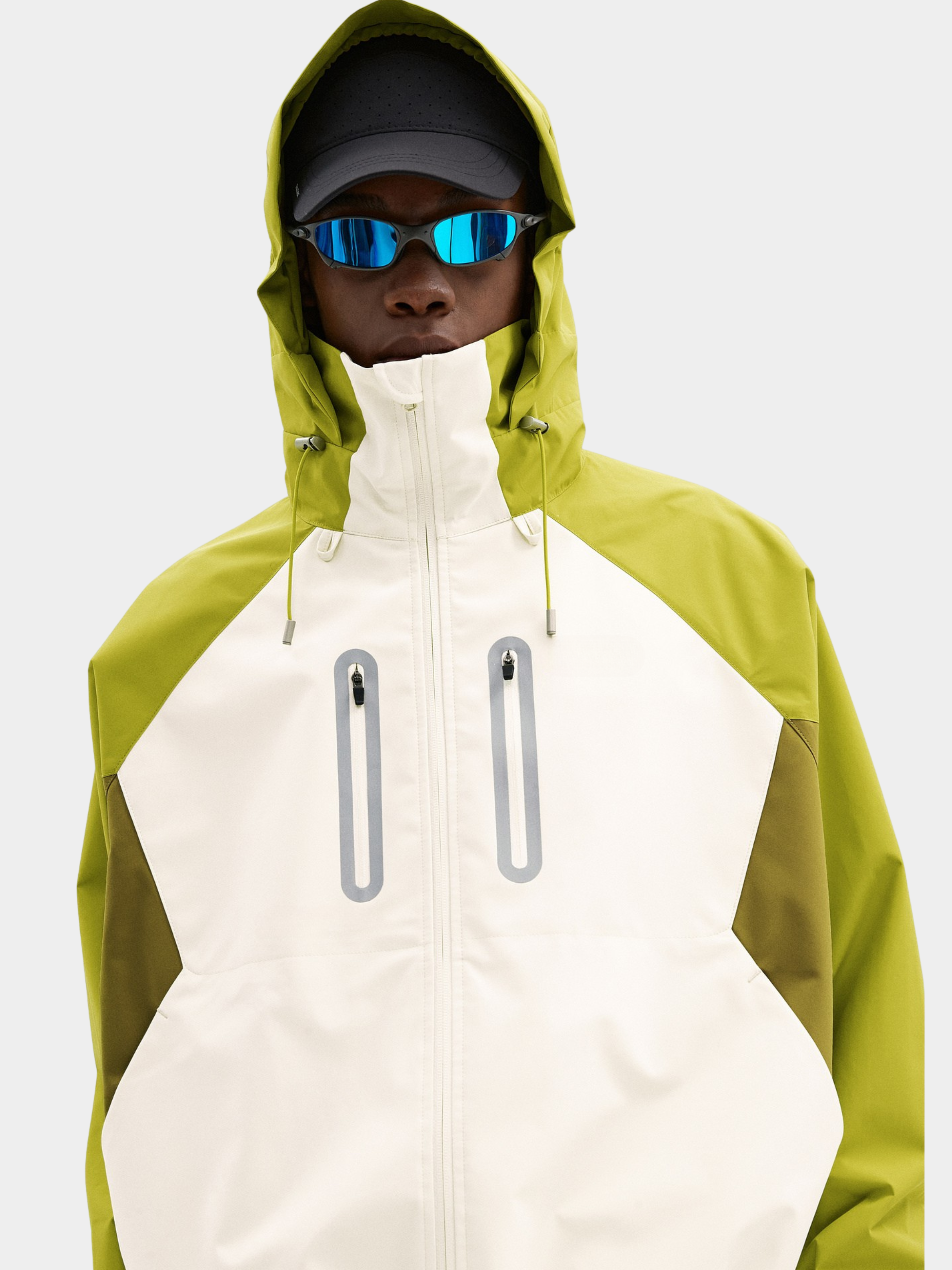 CampLamp - Men's Color-Block Lightweight Windproof Waterproof Jacket