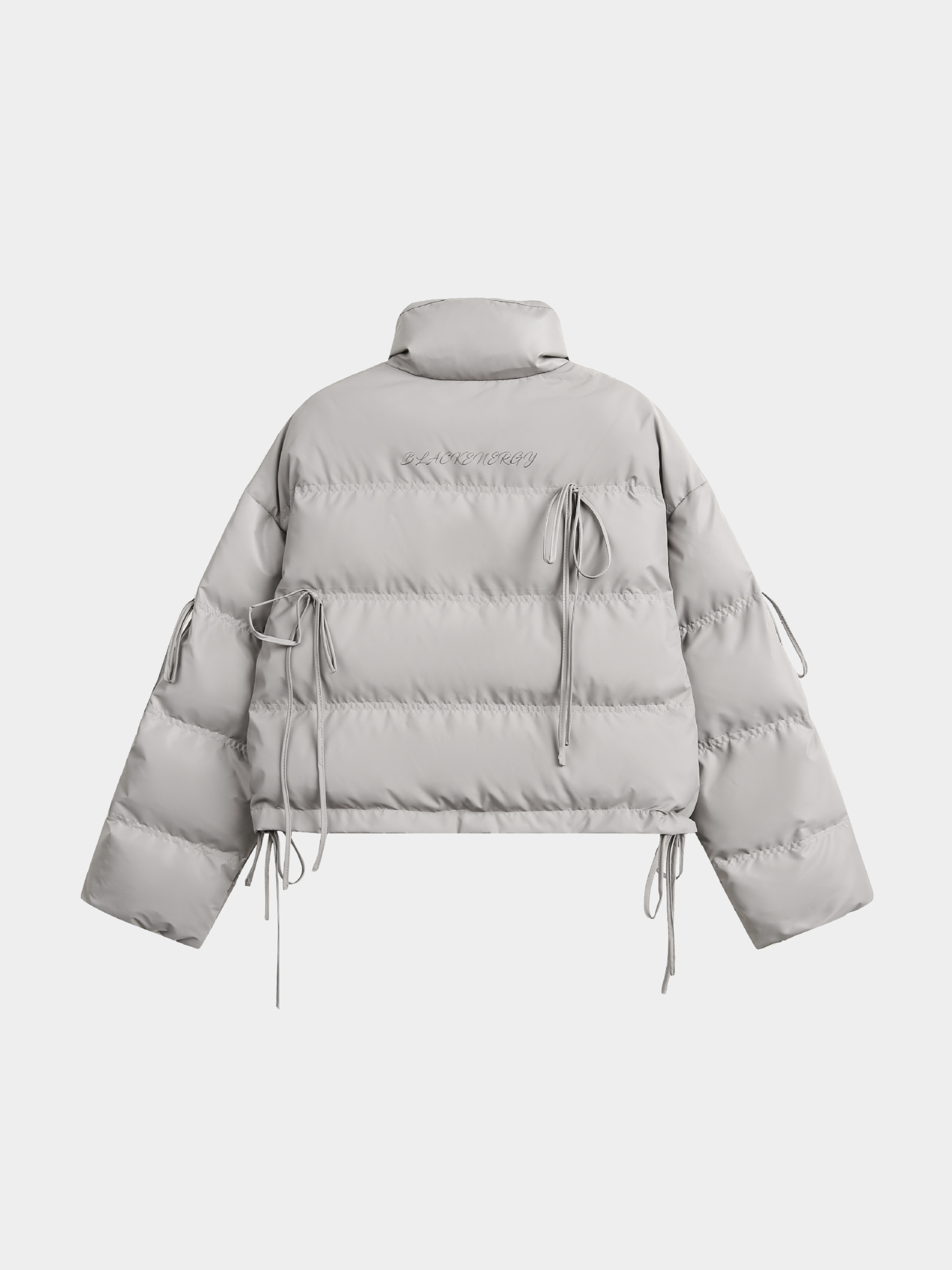 RavenMark - Women‘s Tassel Tie-Front Short Padded Jacket GONGGAR SPORTS