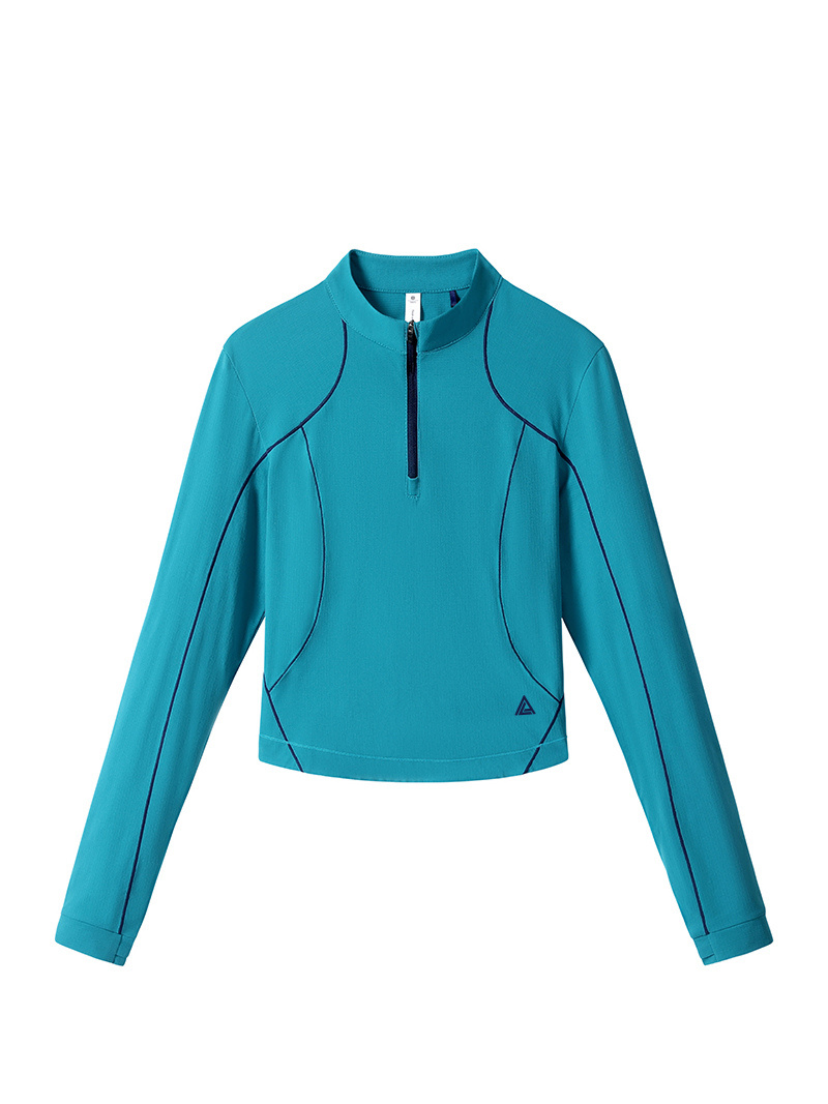 Frostthorn - Women's Half-Zip Mock Neck Yoga & Training Long Sleeve Tee