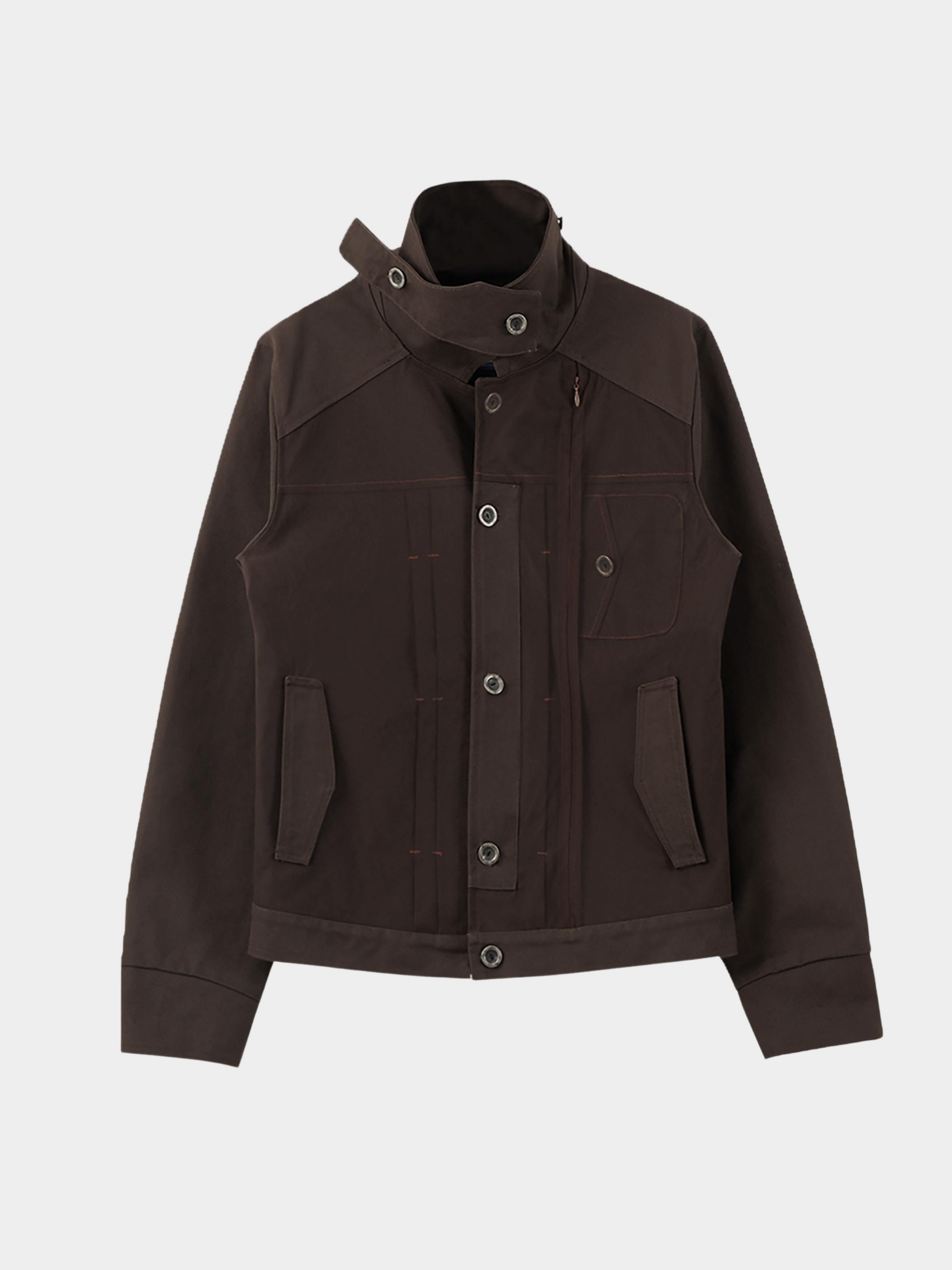 CampChair - Men's Canvas Stand Collar Jacket GONGGAR SPORTS