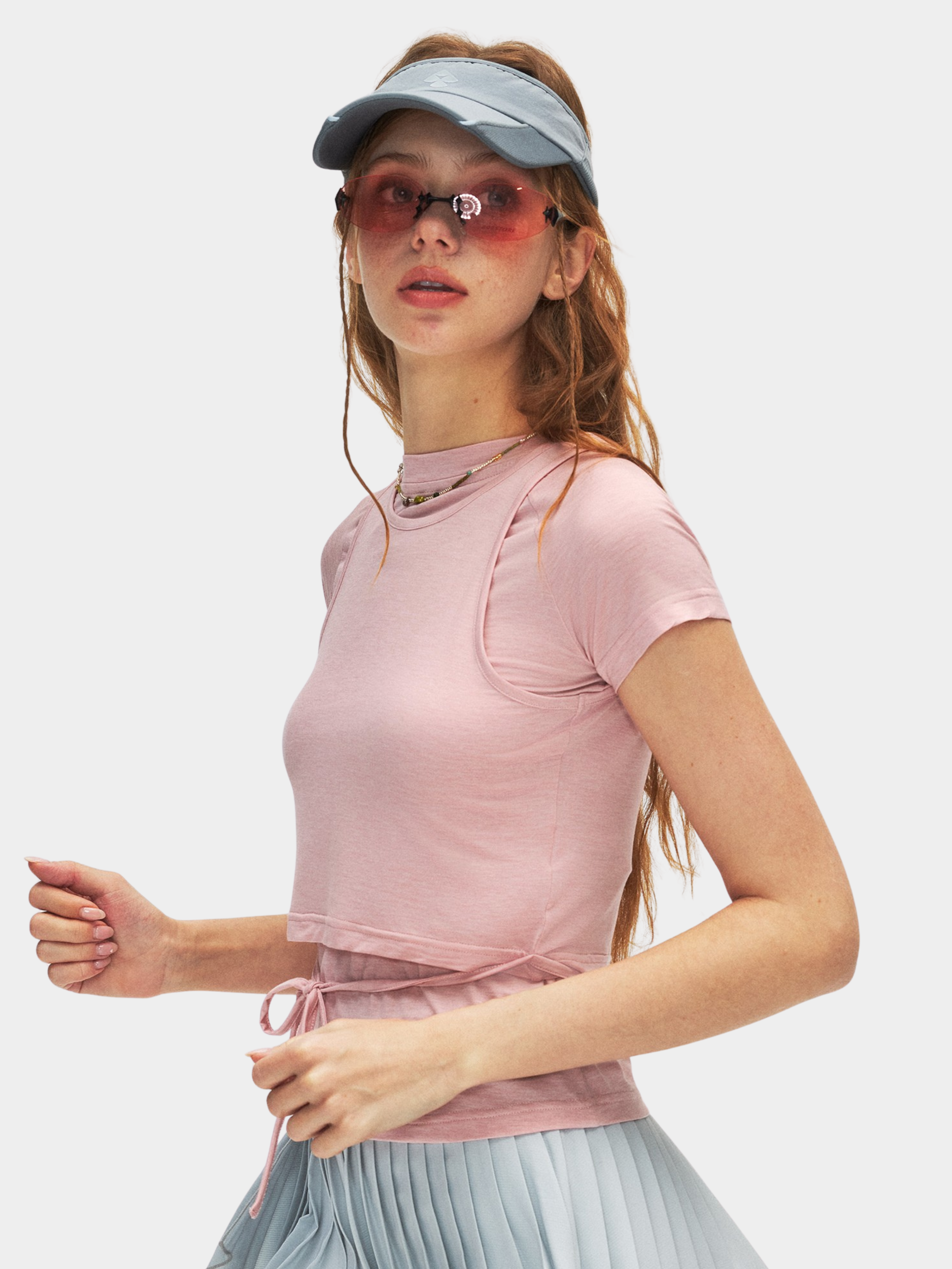 Caveloop - Women's 5A Antibacterial Yarn Slim Vest Short-Sleeve T-Shirt