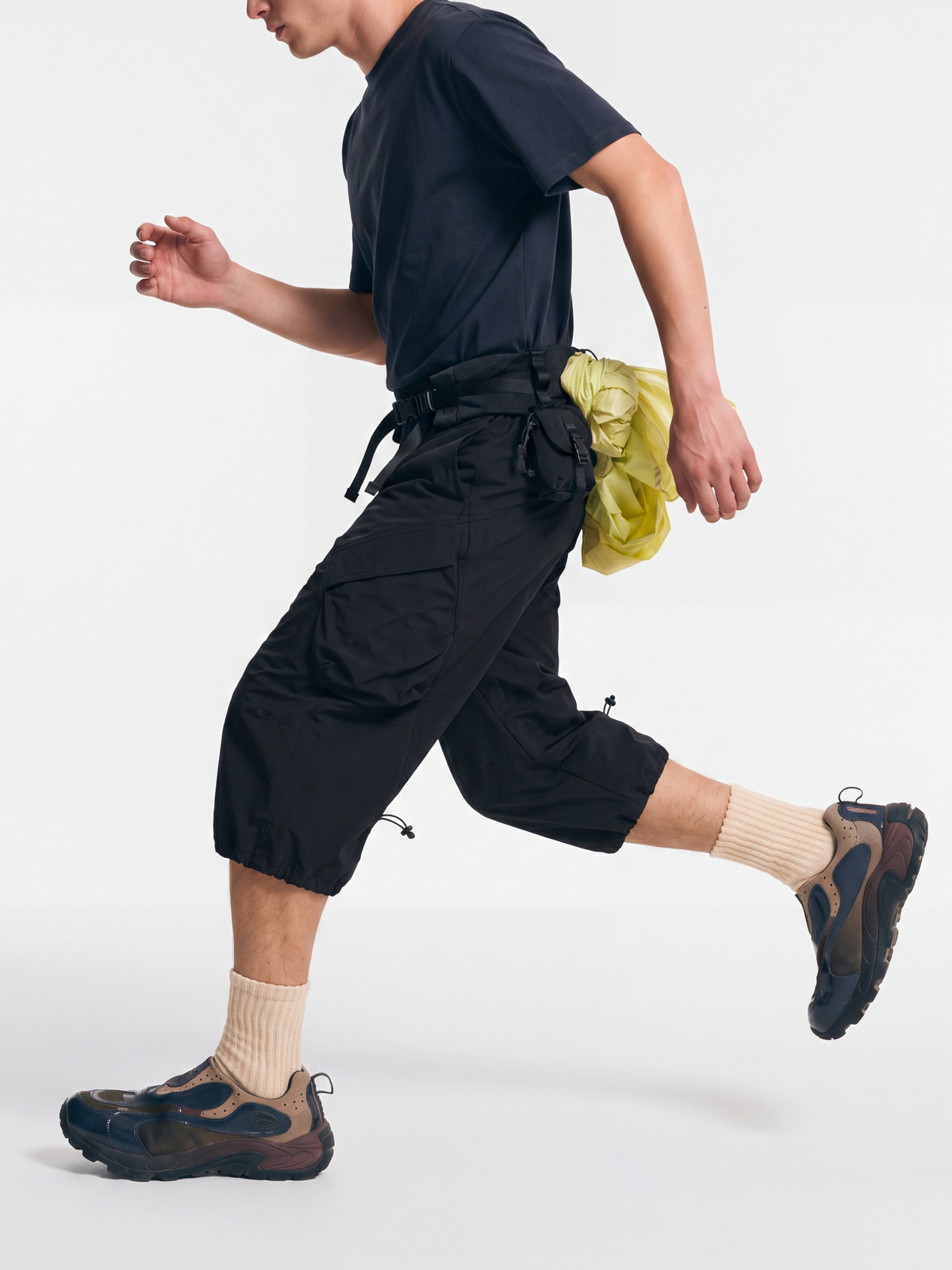FoldDraw - Quick-Dry Adjustable Pleated Lightweight Cropped Pants