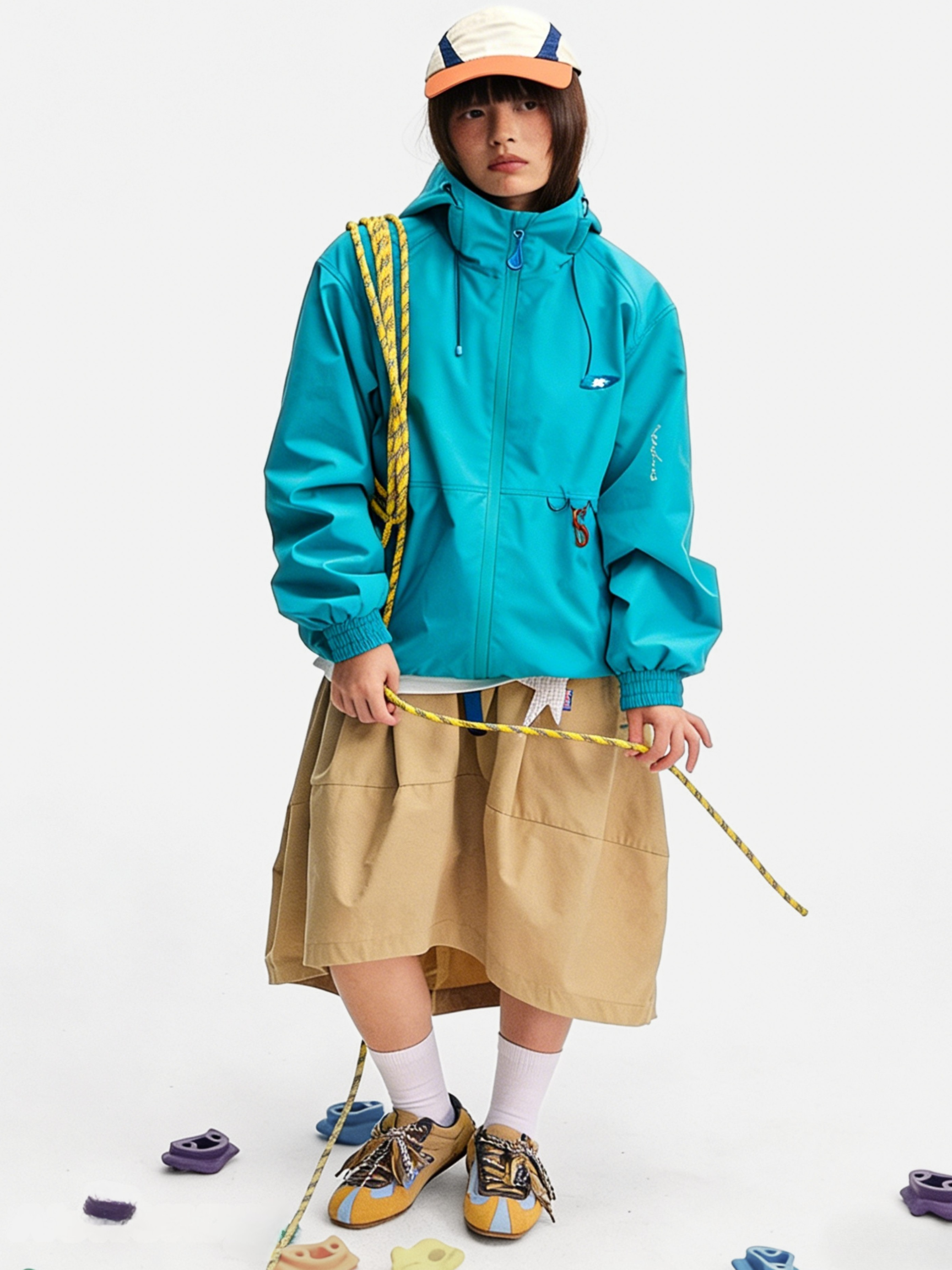 EchoDeck - Teflon® Triple-Defense Colorblock Drawstring Jacket