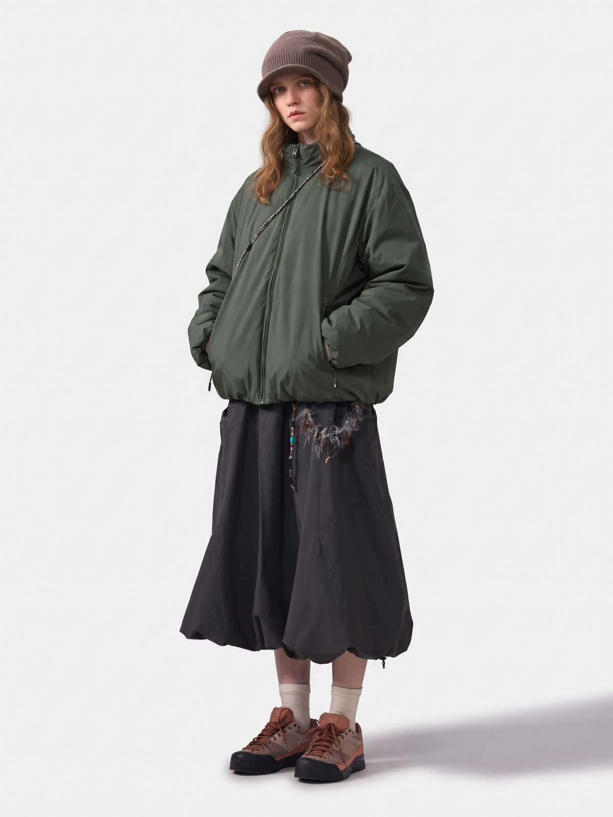 Thawpath - 90% White Duck Down Stand Collar Jacket