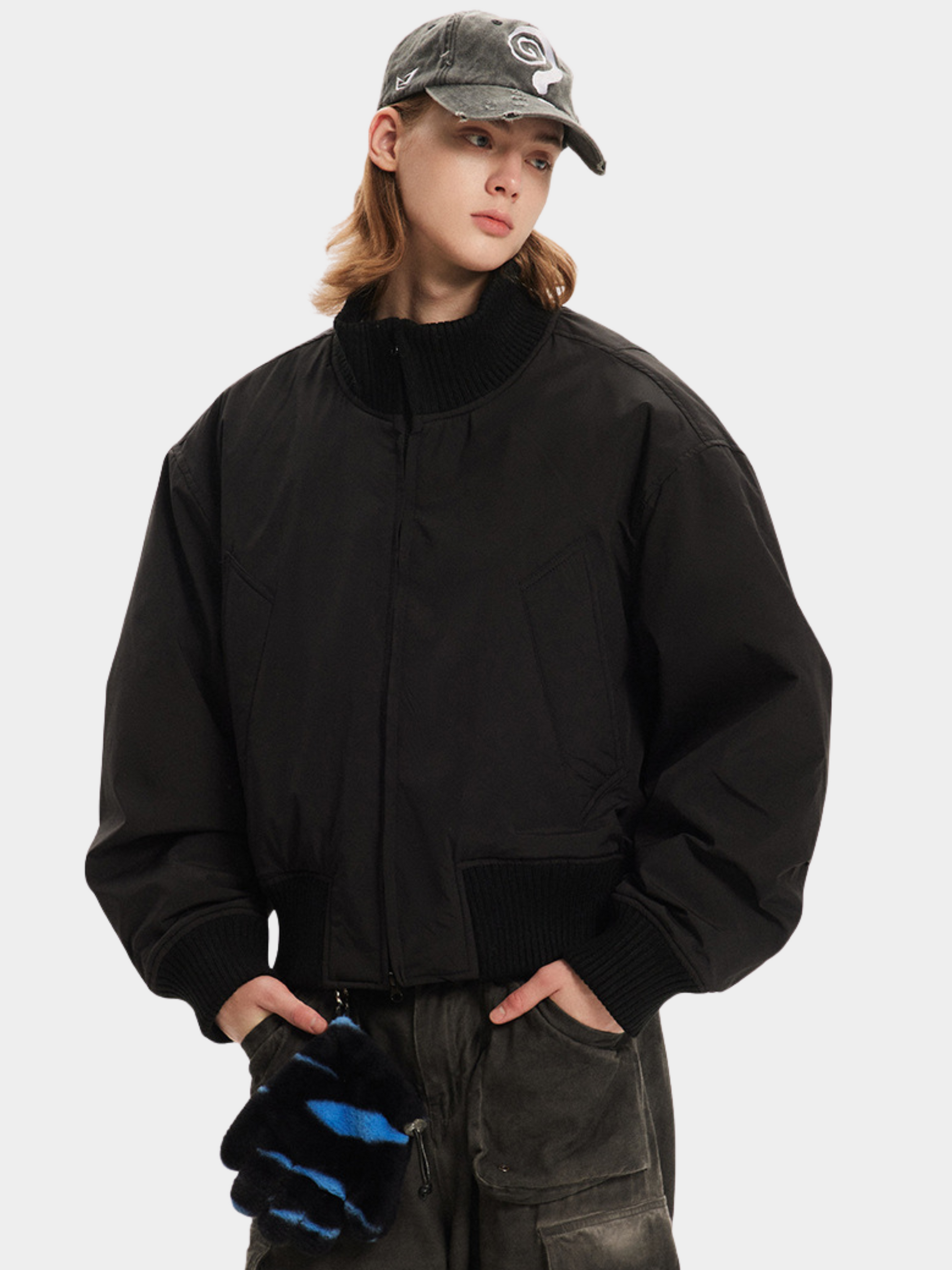 BluffMark - Men's High-Neck Oversized Padded Jacket GONGGAR SPORTS