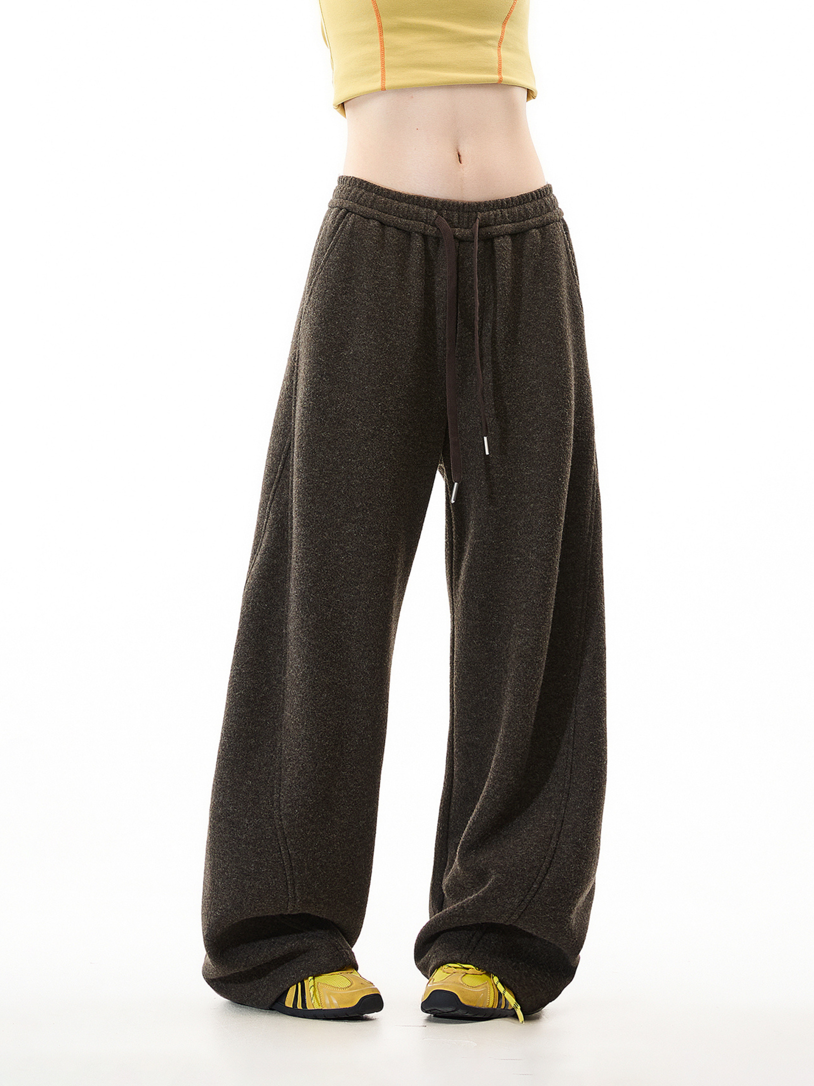 Quell - Women's Wool-Blend Heavy Drape Relaxed Pants
