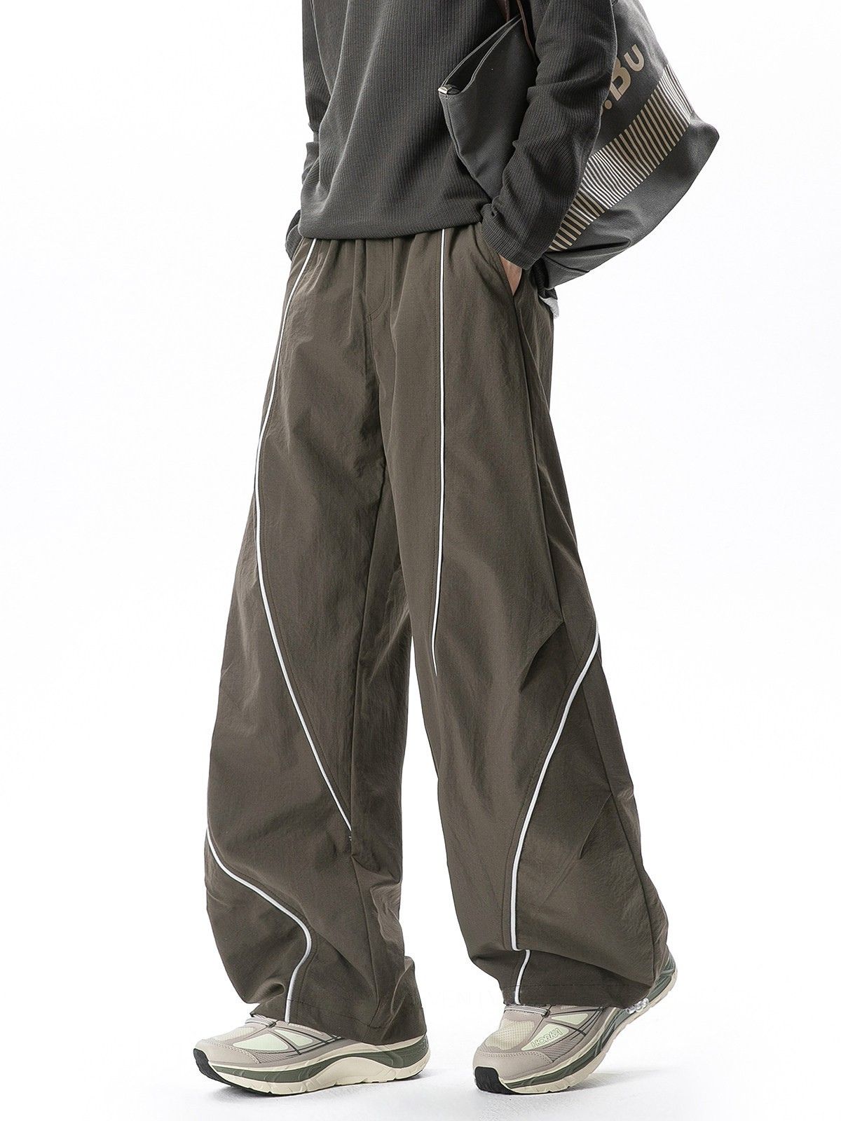 Crossridge - Unisex Water-Repellent Color-Block Paratrooper Pants