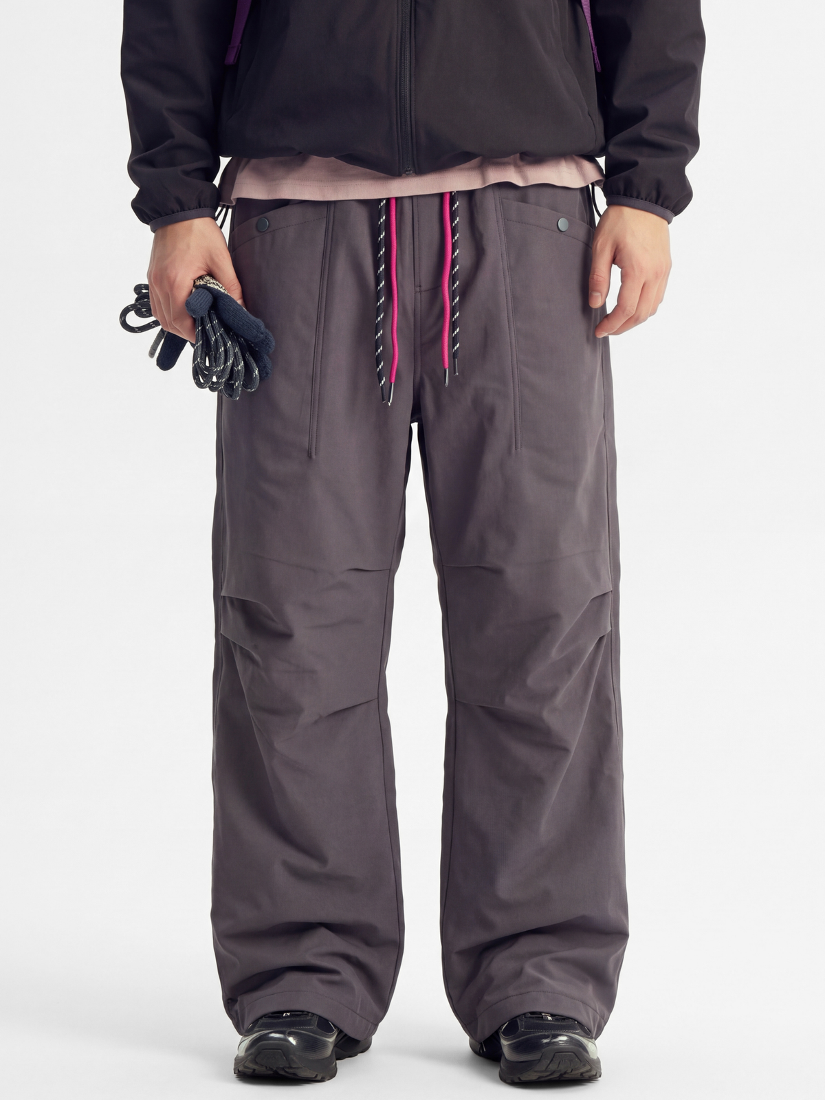 GaleDrift - Water-Repellent Fleece-Lined Windproof Ski Pants