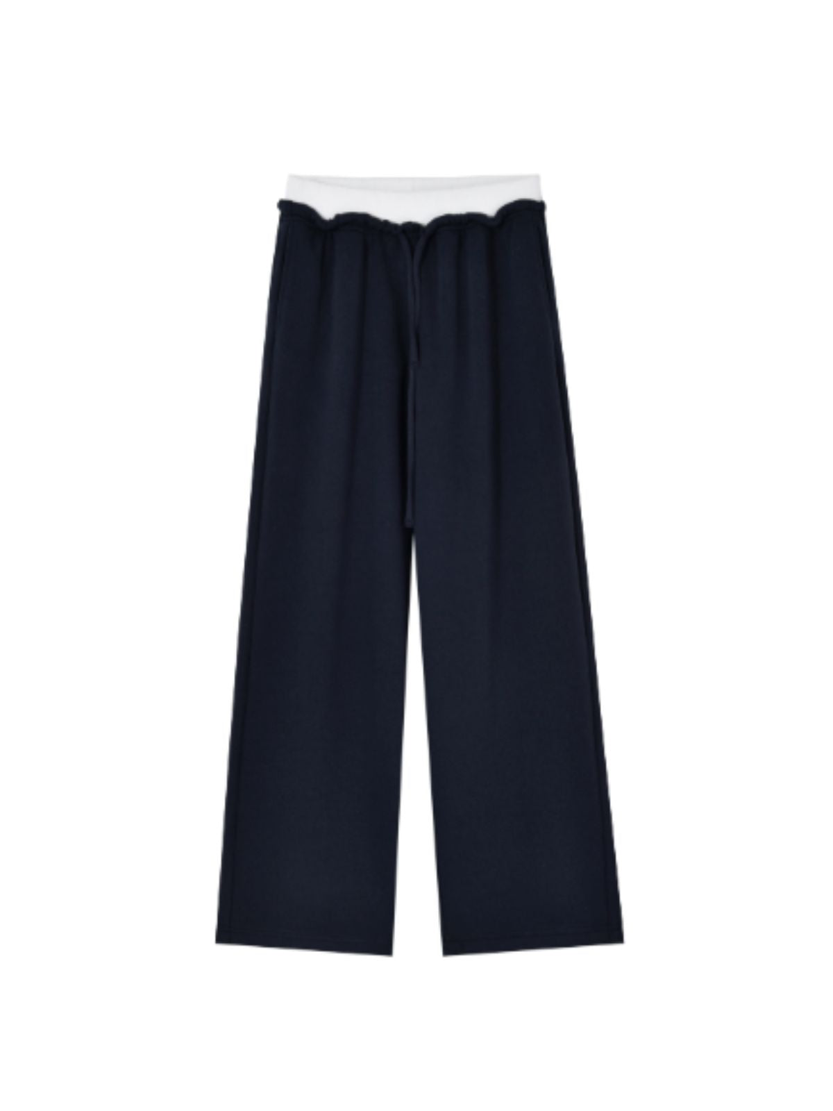Meltpath - Women's Color-Block Draped Straight-Leg Sweatpants