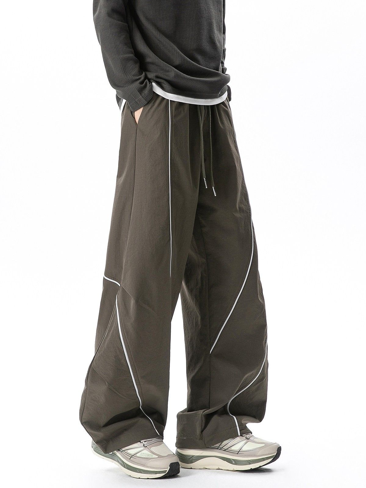 Crossridge - Unisex Water-Repellent Color-Block Paratrooper Pants