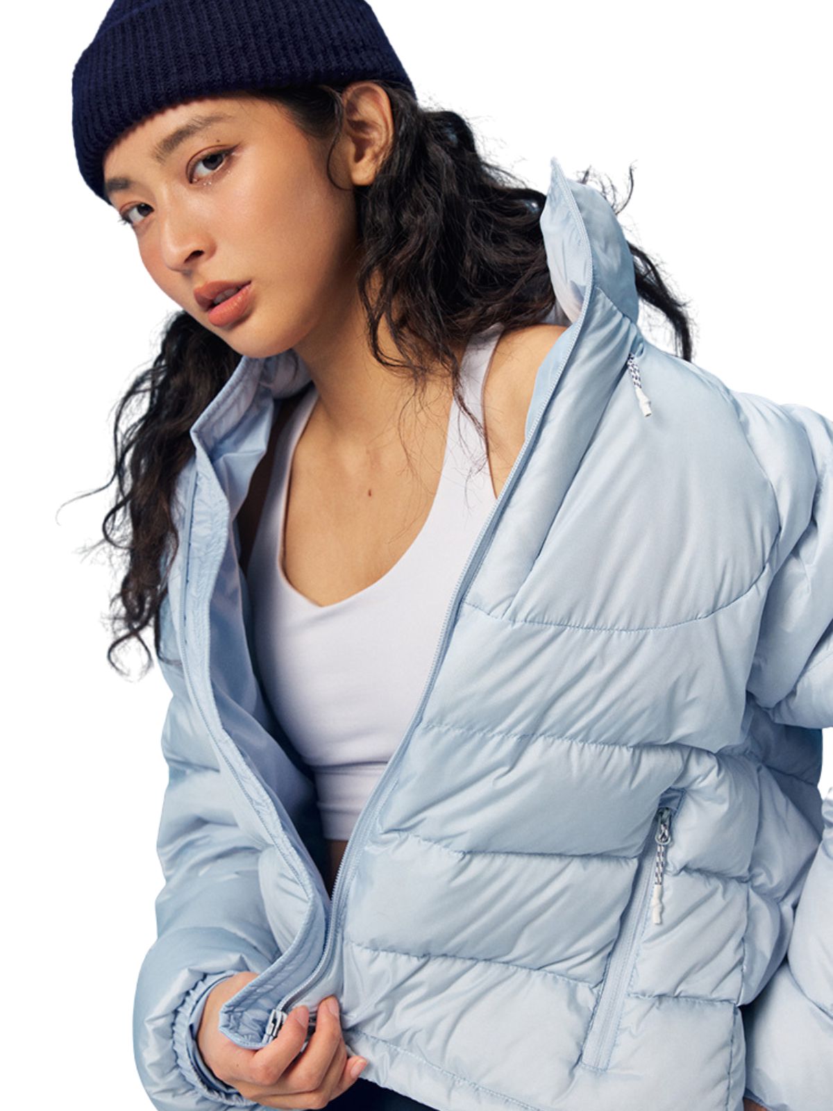 EchoShade - Lightweight 90% White Duck Down Cropped Jacket