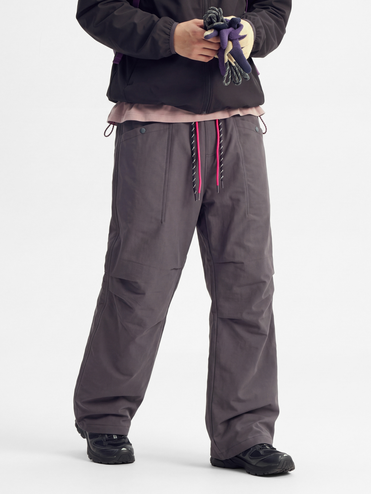GaleDrift - Water-Repellent Fleece-Lined Windproof Ski Pants