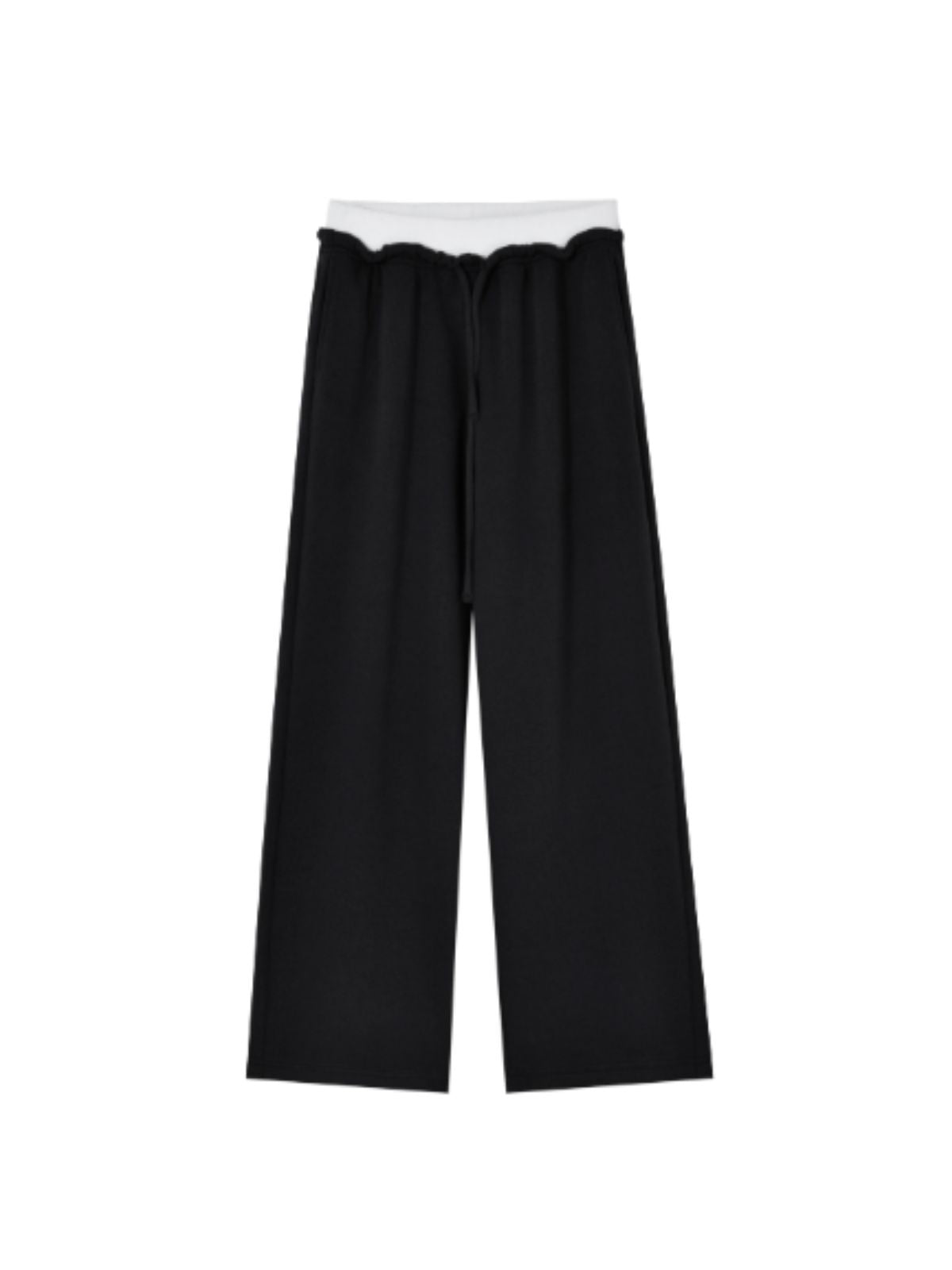 Meltpath - Women's Color-Block Draped Straight-Leg Sweatpants