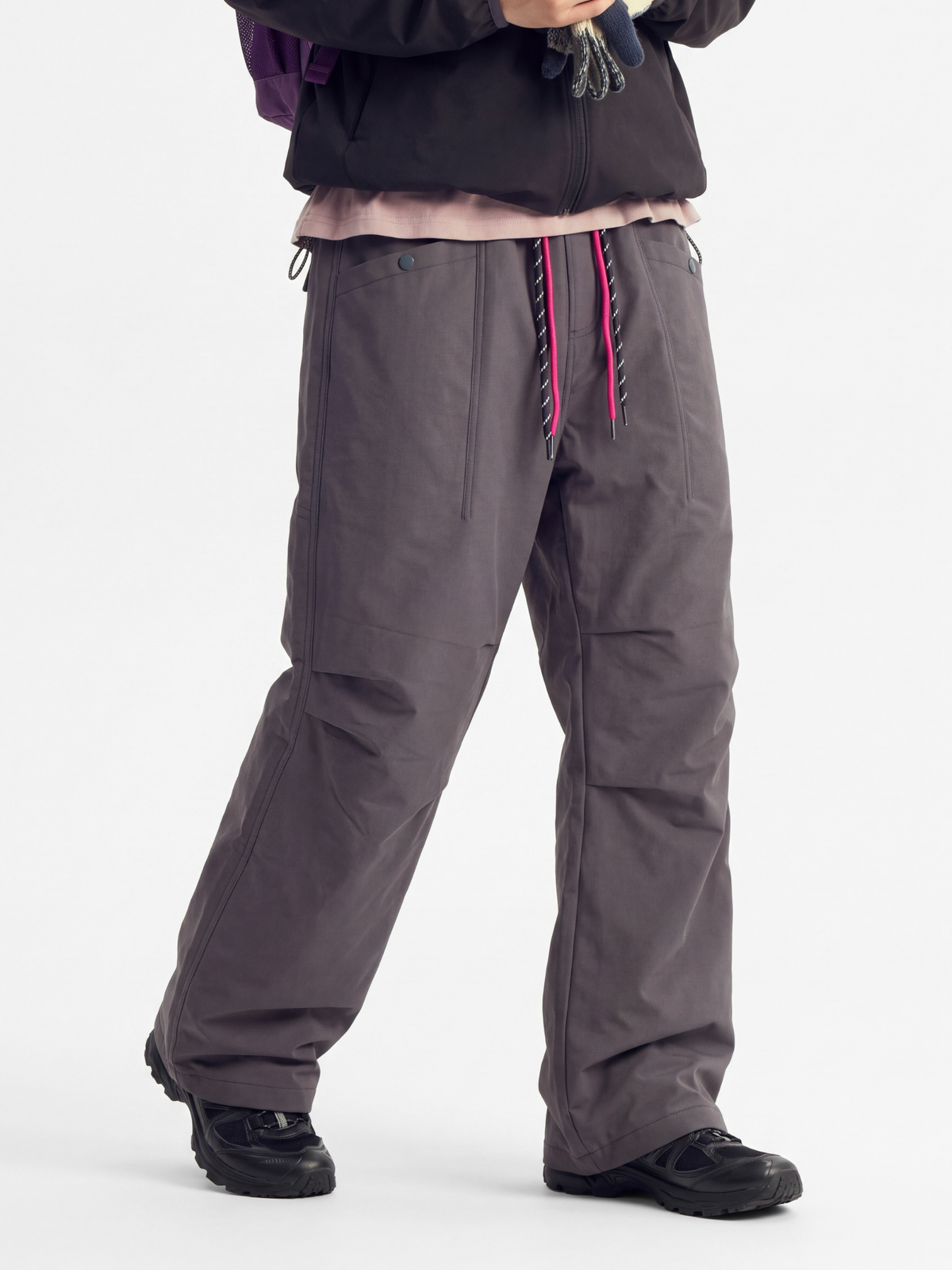 GaleDrift - Water-Repellent Fleece-Lined Windproof Ski Pants