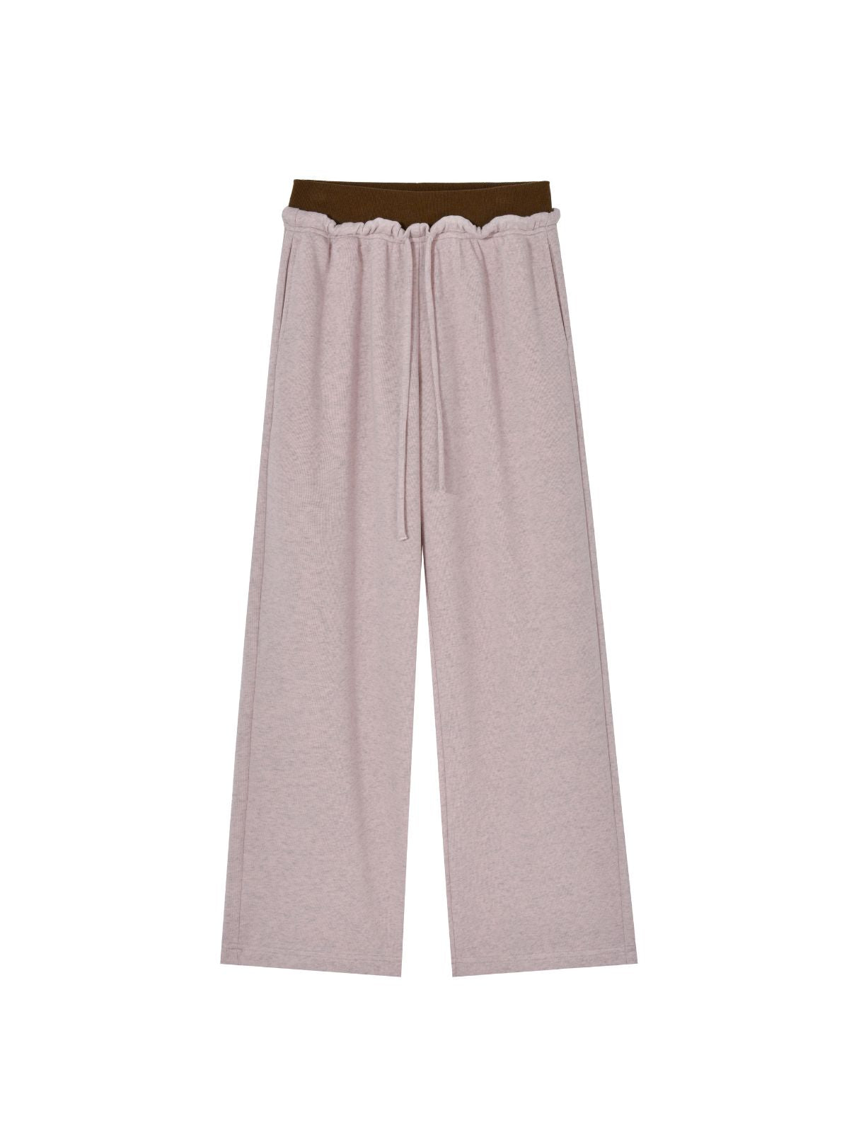 Meltpath - Women's Color-Block Draped Straight-Leg Sweatpants