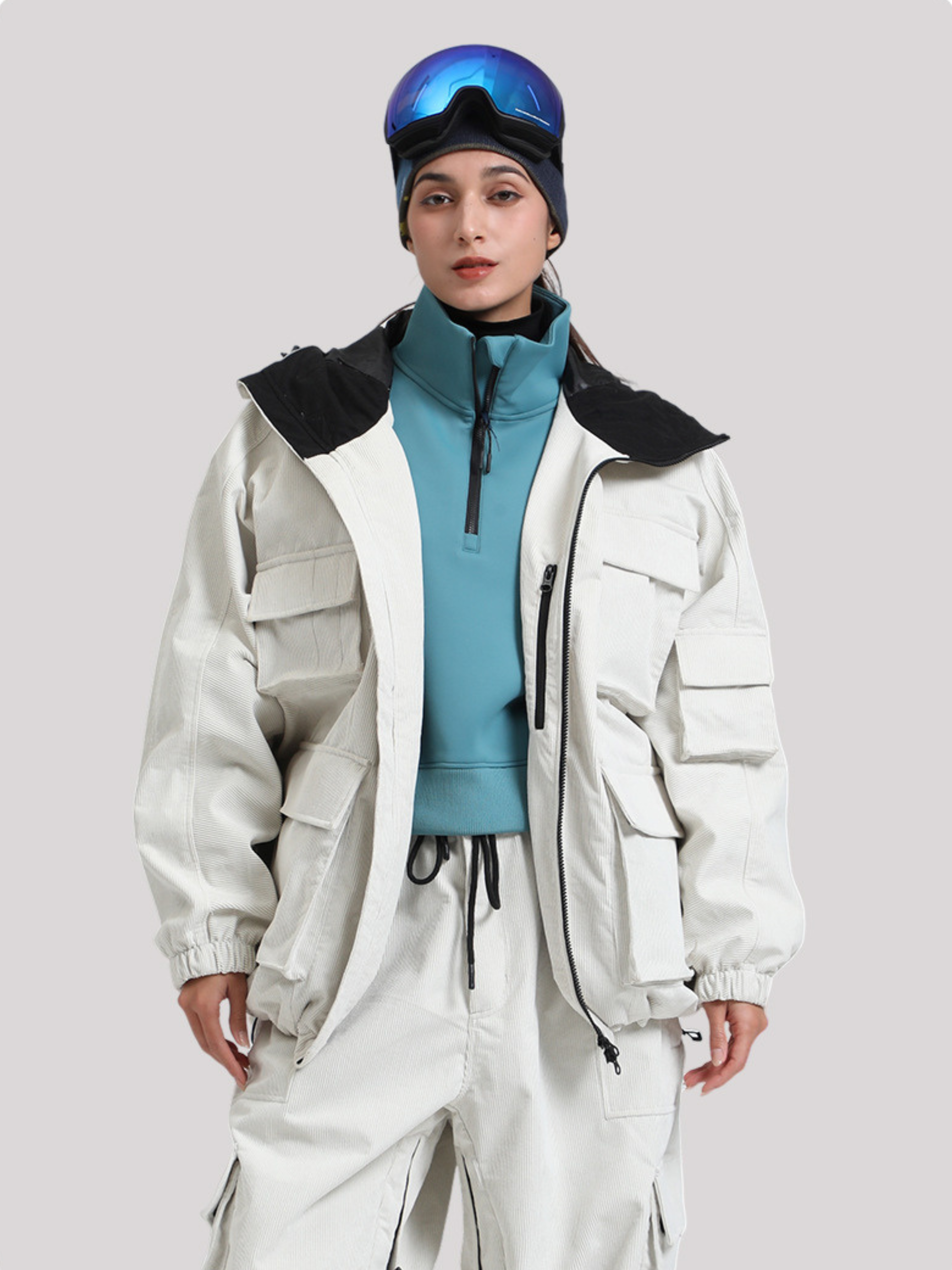 Moonclaw - Unisex Windproof Waterproof Multi-Pocket Ski Jacket